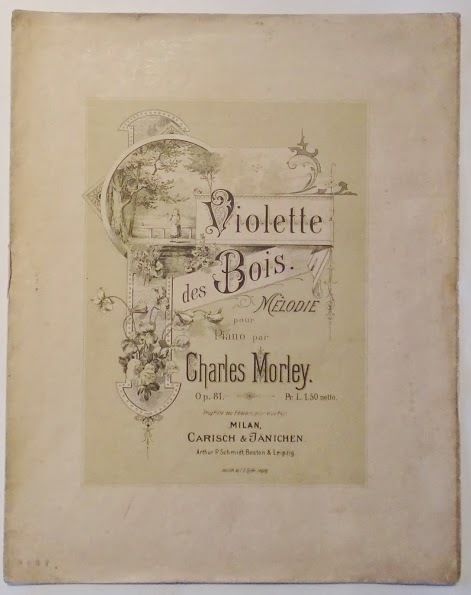 Musica Spartito - Violette des Bois - Melodie pour Piano …