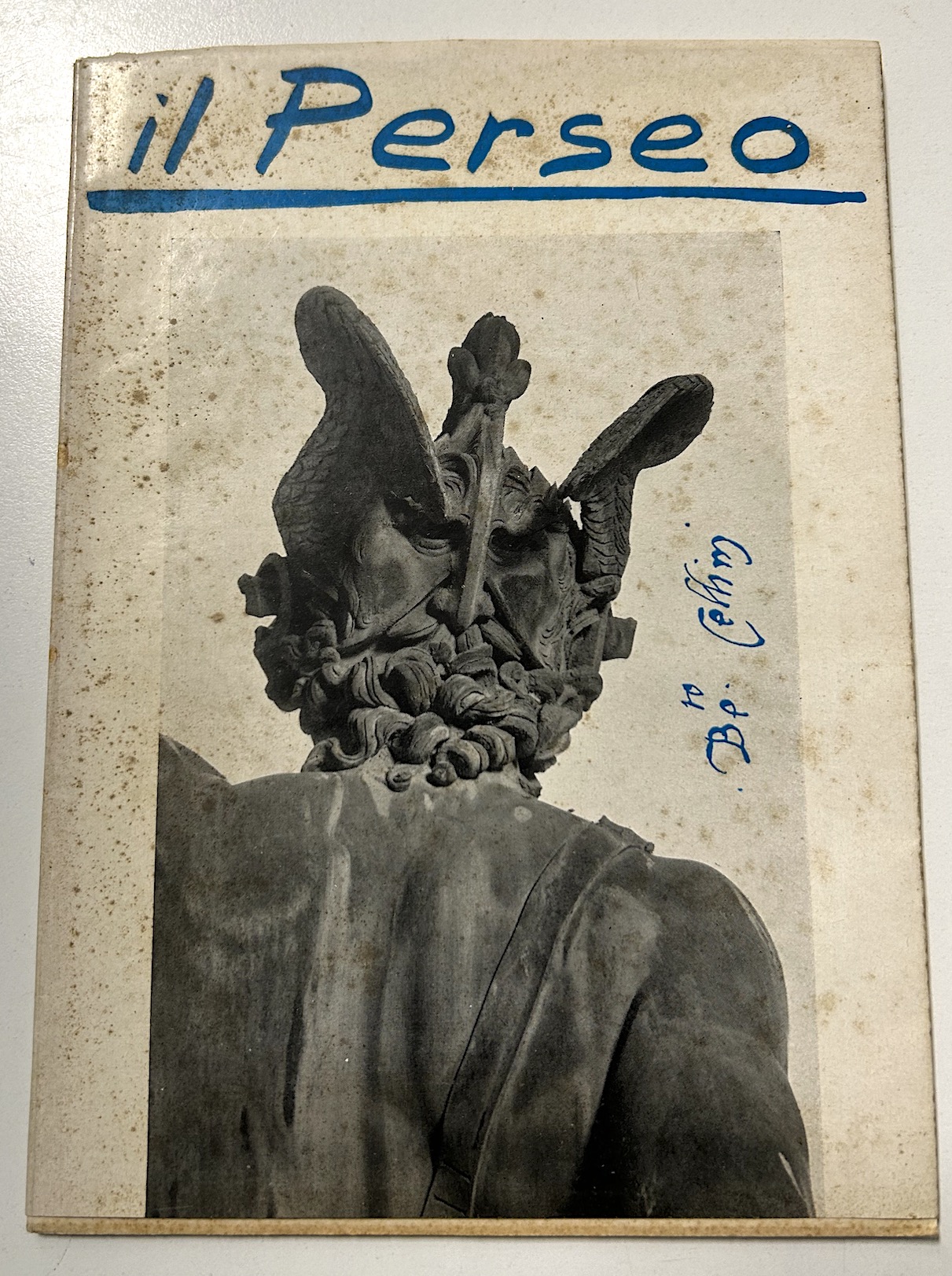 Notizie storiche sulla fusione del Perseo - ed. 1958