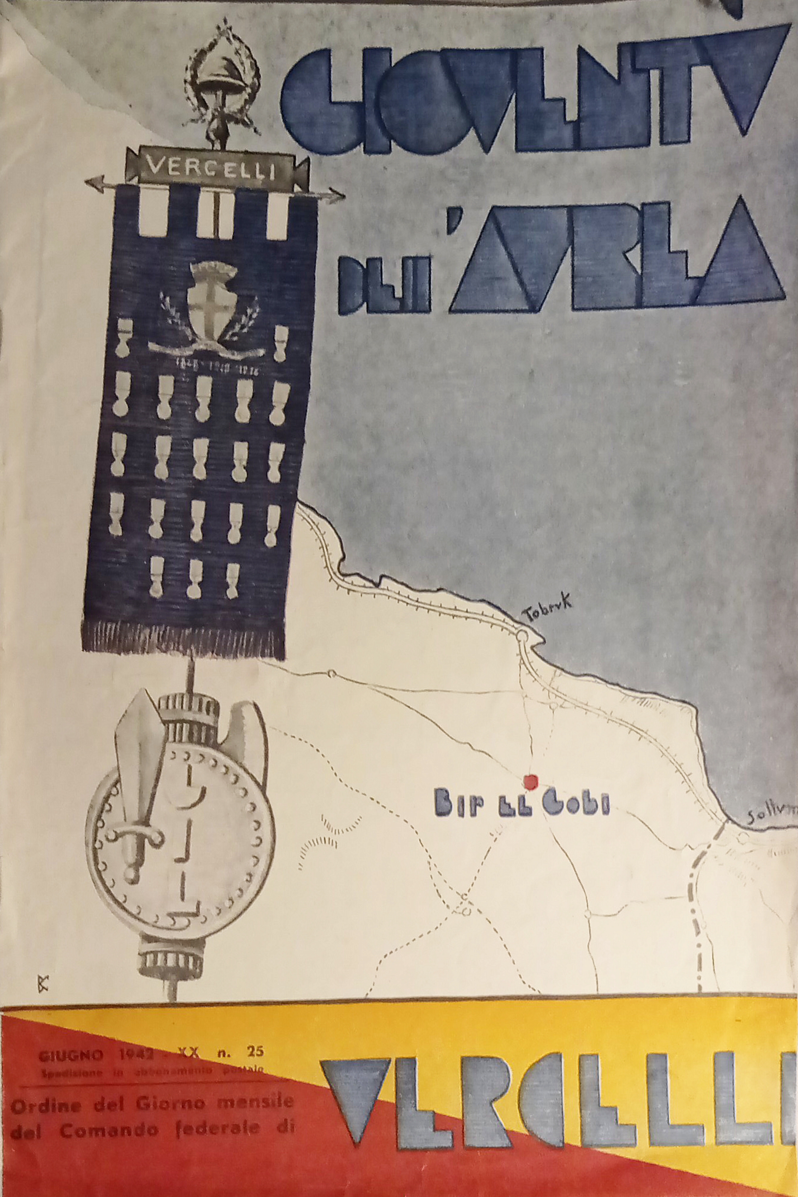 Ordine Giorno del Comando Federale Vercelli - Gioventù dell'Aurea n. …