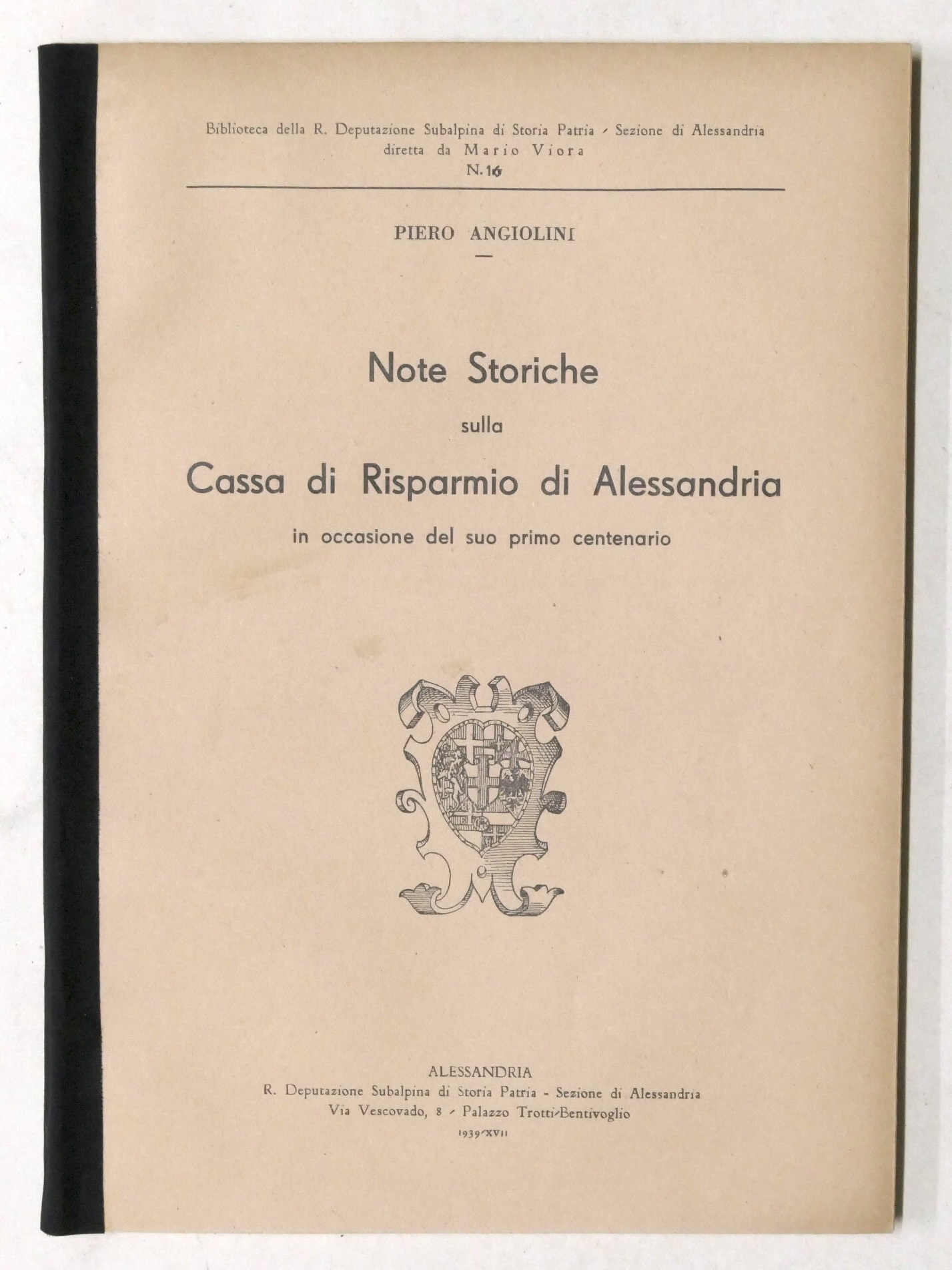 P. Angiolini - Note storiche sulla Cassa di Risparmio di …