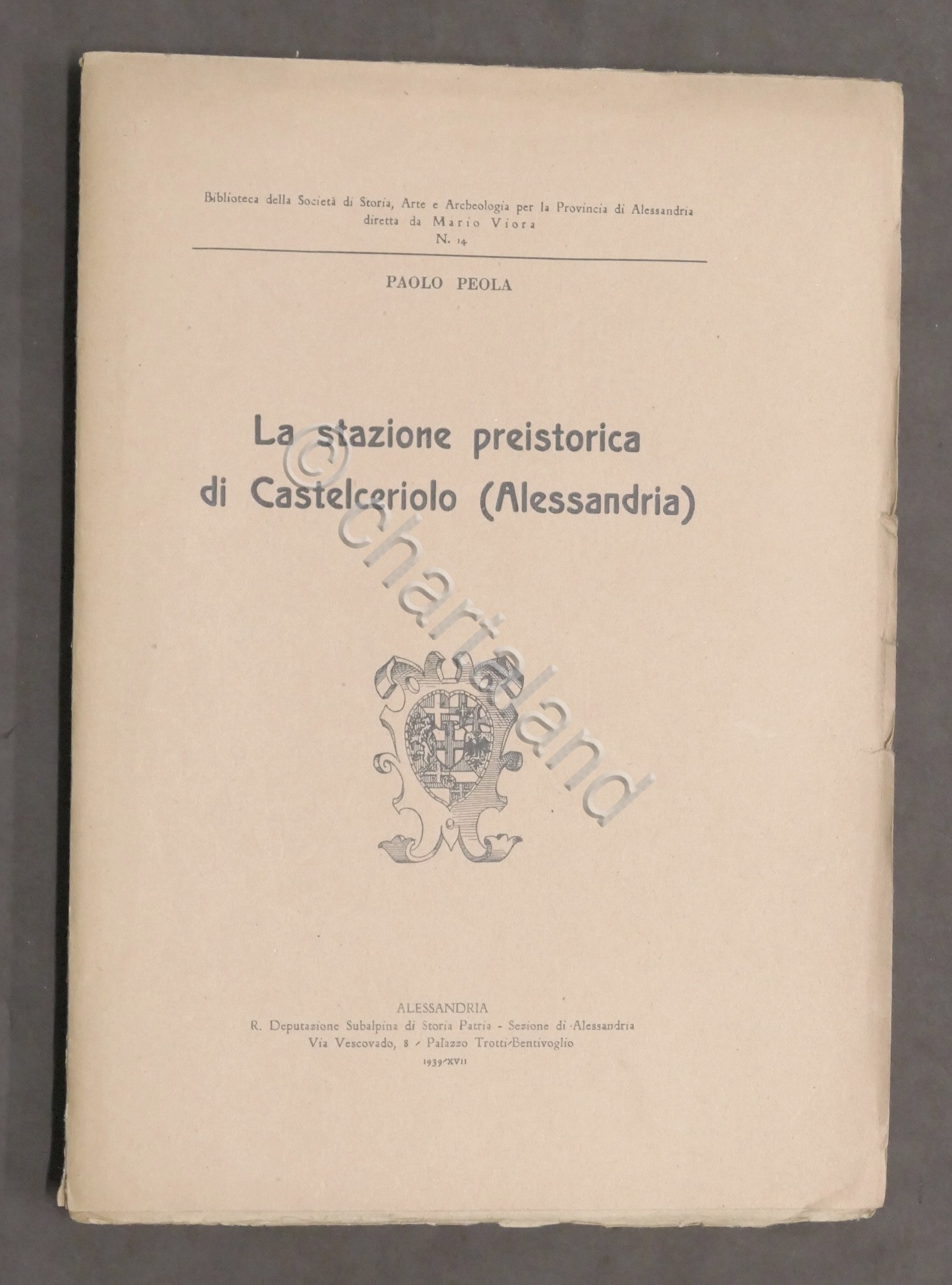 P. Peola - La stazione preistorica di Castelceriolo (Alessandria) - …