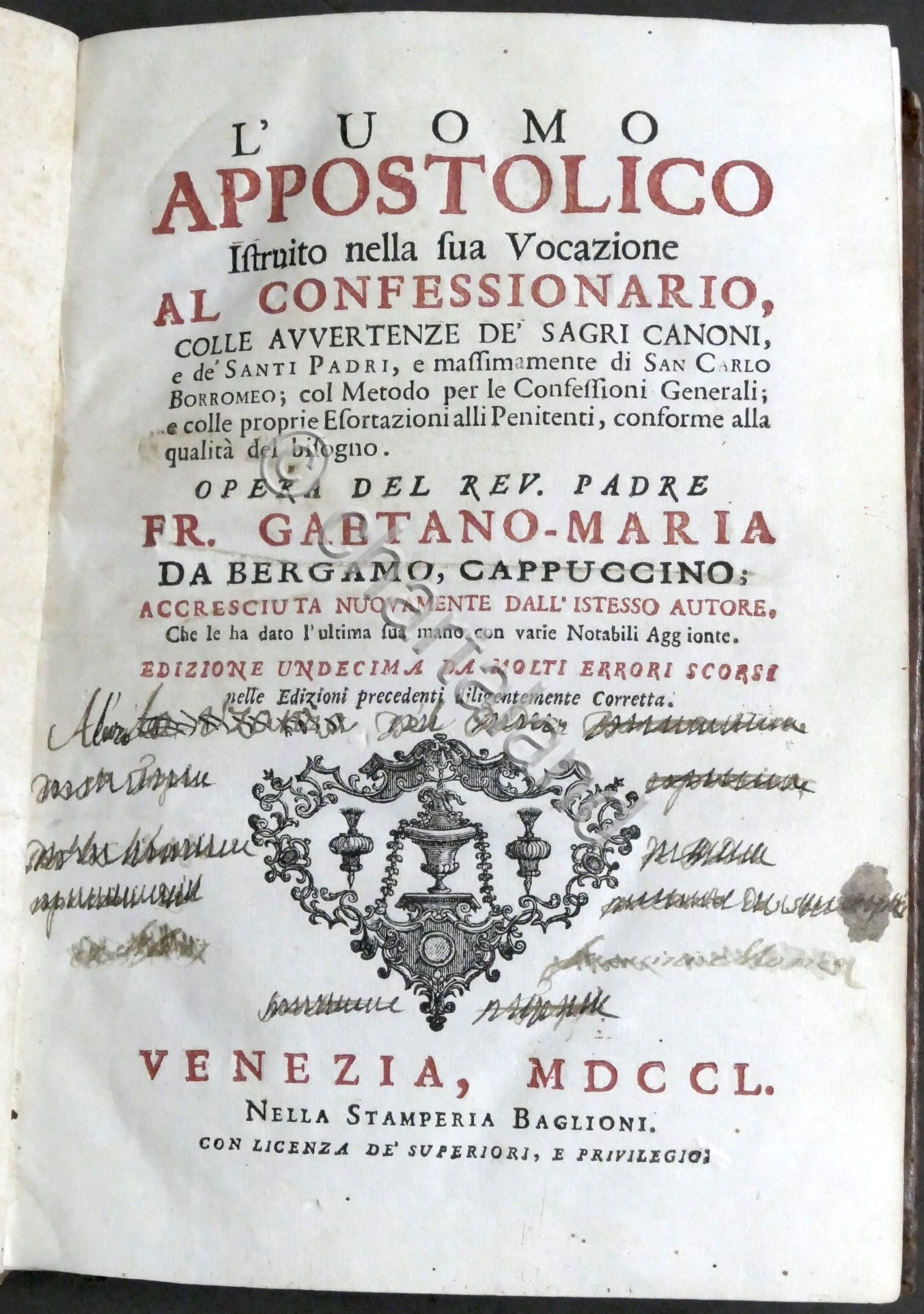 Padre Fr. Gaetano-Maria - L'uomo appostolico istruito nella sua vocazione …