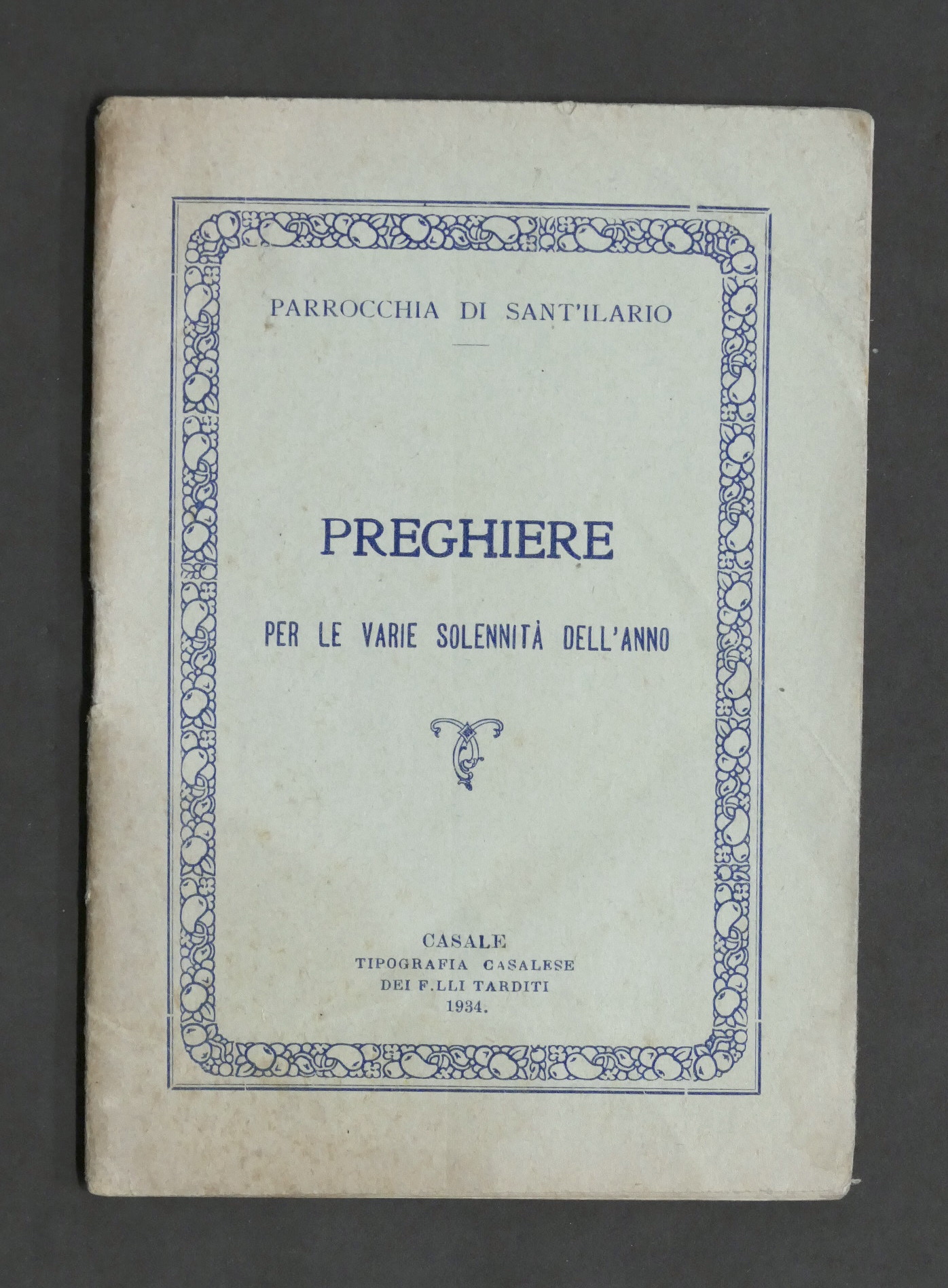 Parrocchia Sant'Ilario - Casale - Preghiere per varie solennità dell'anno …