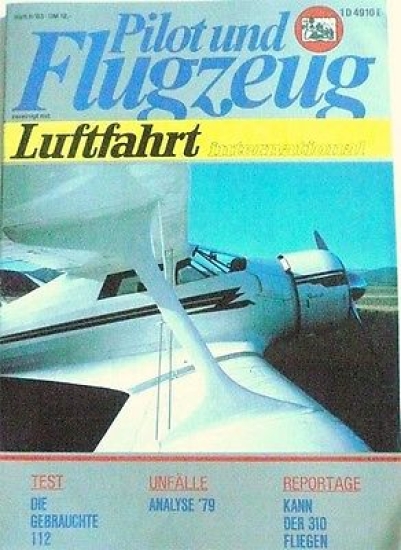 Pilot und Flugzeug - Luftfahrt International n. 8 - 1983
