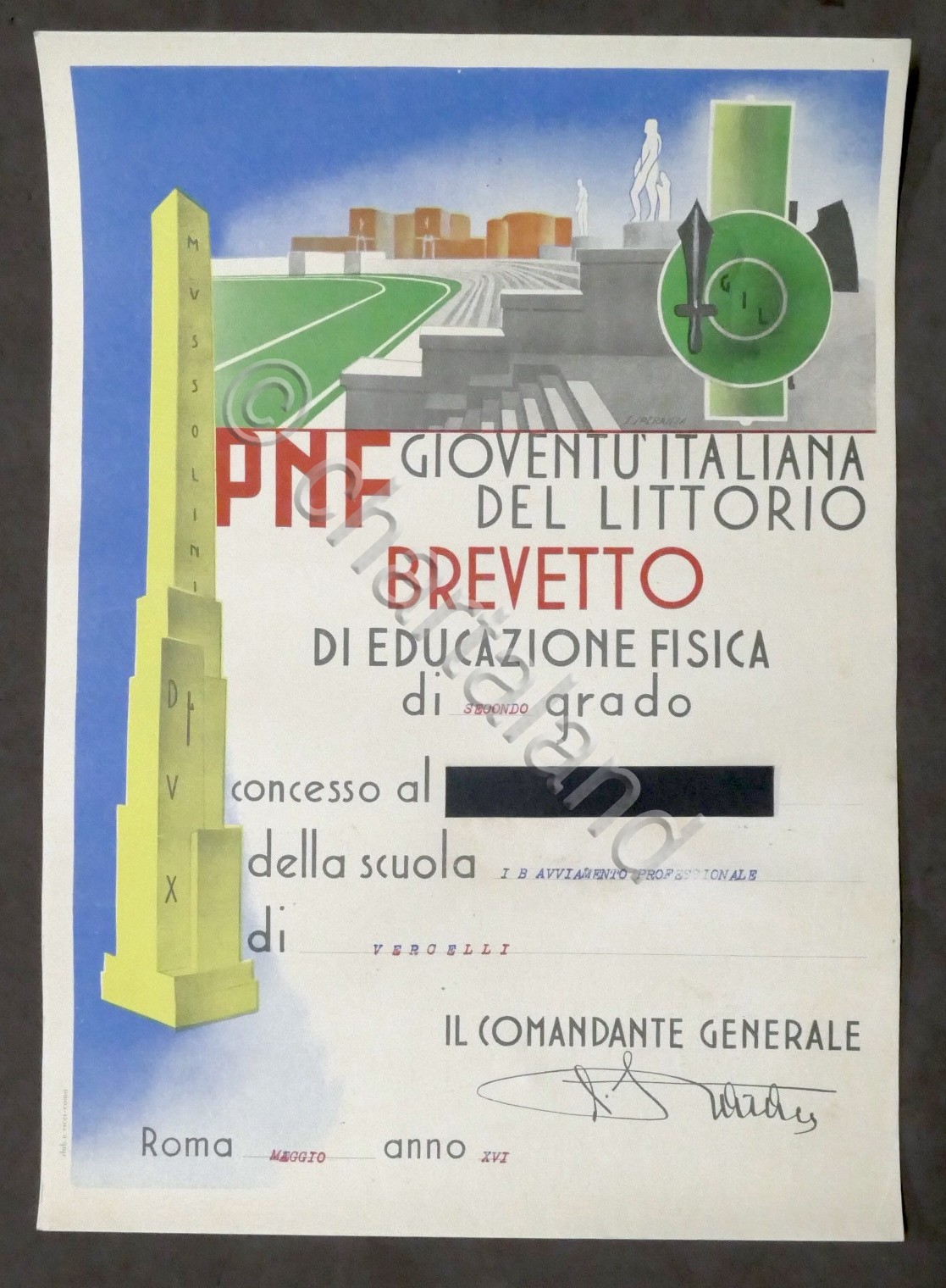 PNF - Brevetto di Educazione Fisica - Scuola avviamento prof. …