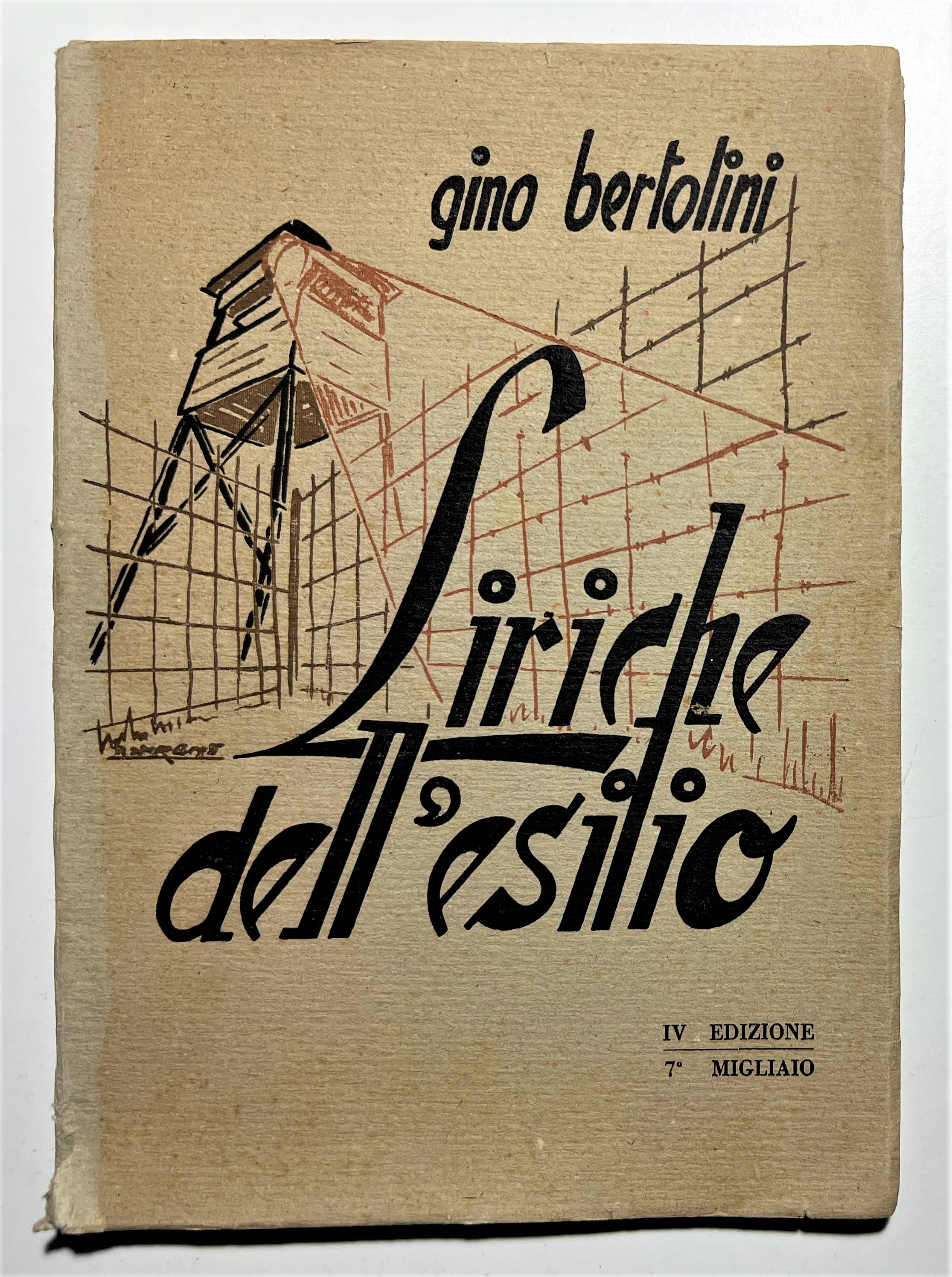 Poesia - G. Bertolini - Liriche dall'Esilio - ed. 1945 …