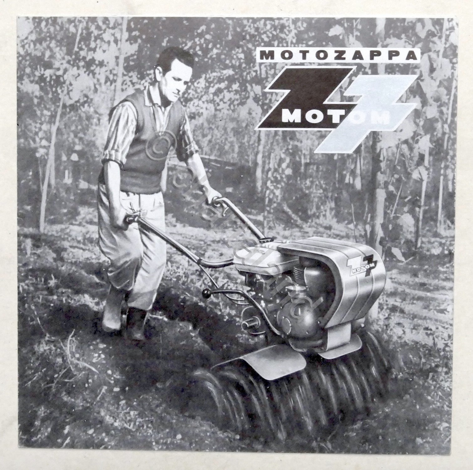 Pubblicità - Brochure Motozappa Motom - 1970 ca.