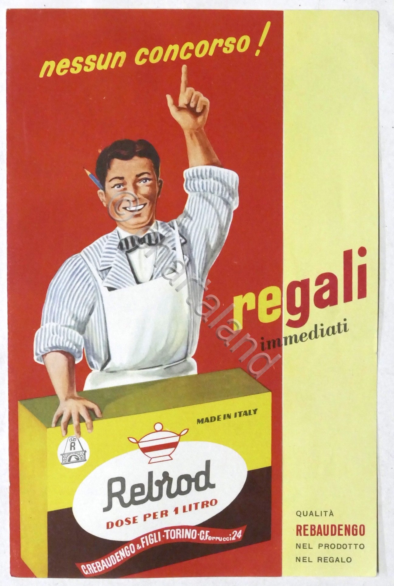 Pubblicità alimentari - Brochure Dadi Rebrod - Ditta Rebaudengo Torino …