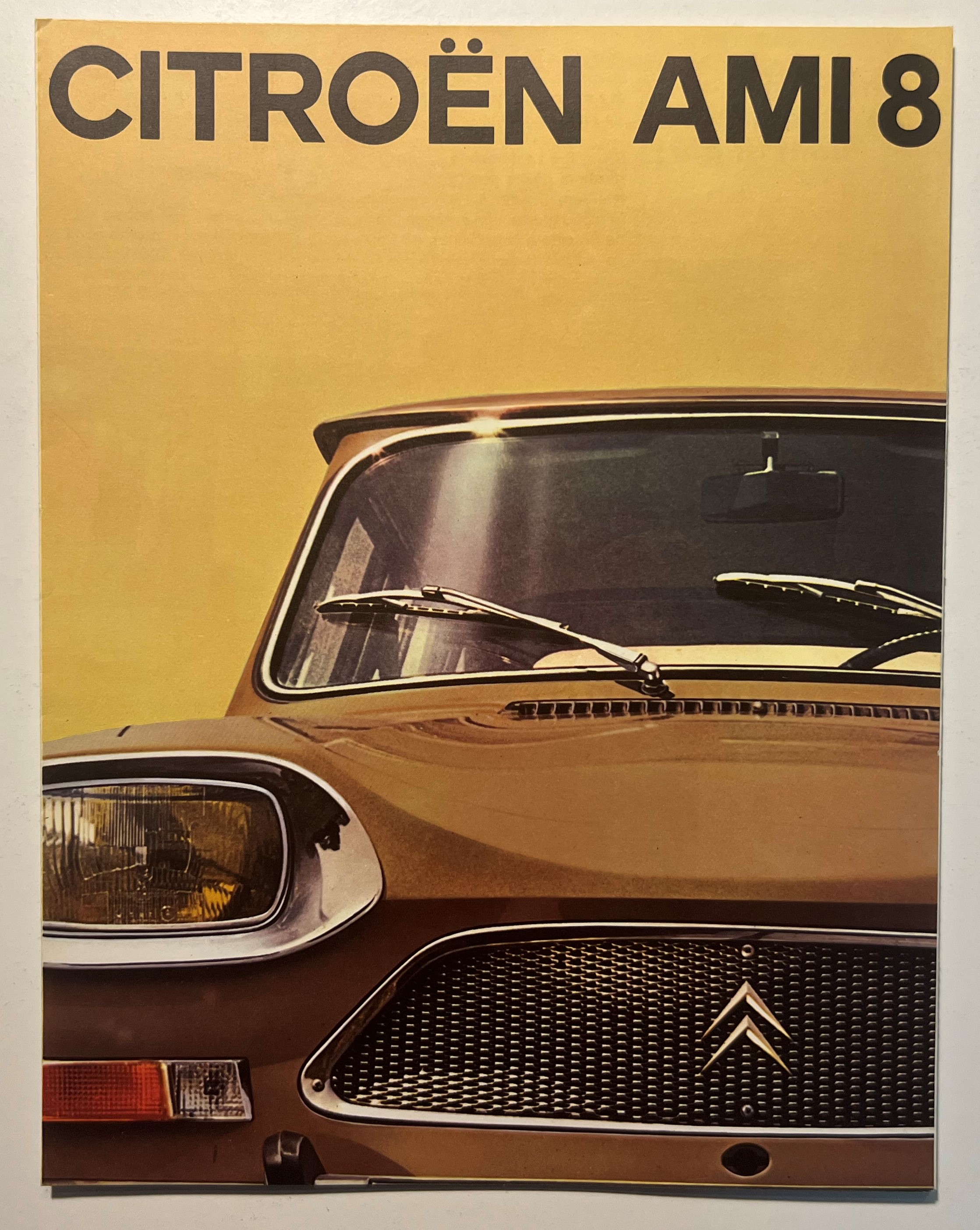 Pubblicità Brochure - Citroen AMI 8 - Anni '70