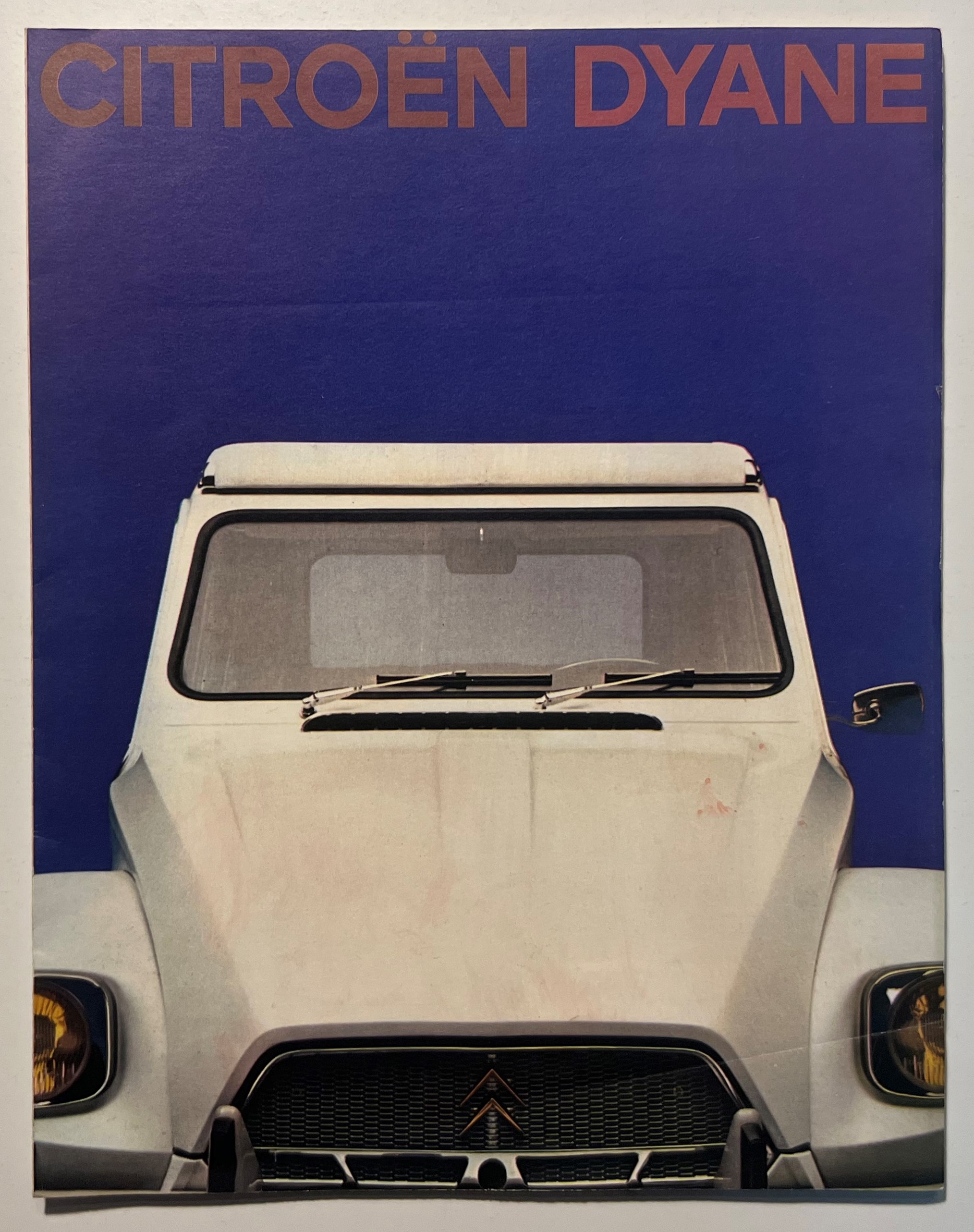 Pubblicità Brochure - Citroen DYANE - Anni '70