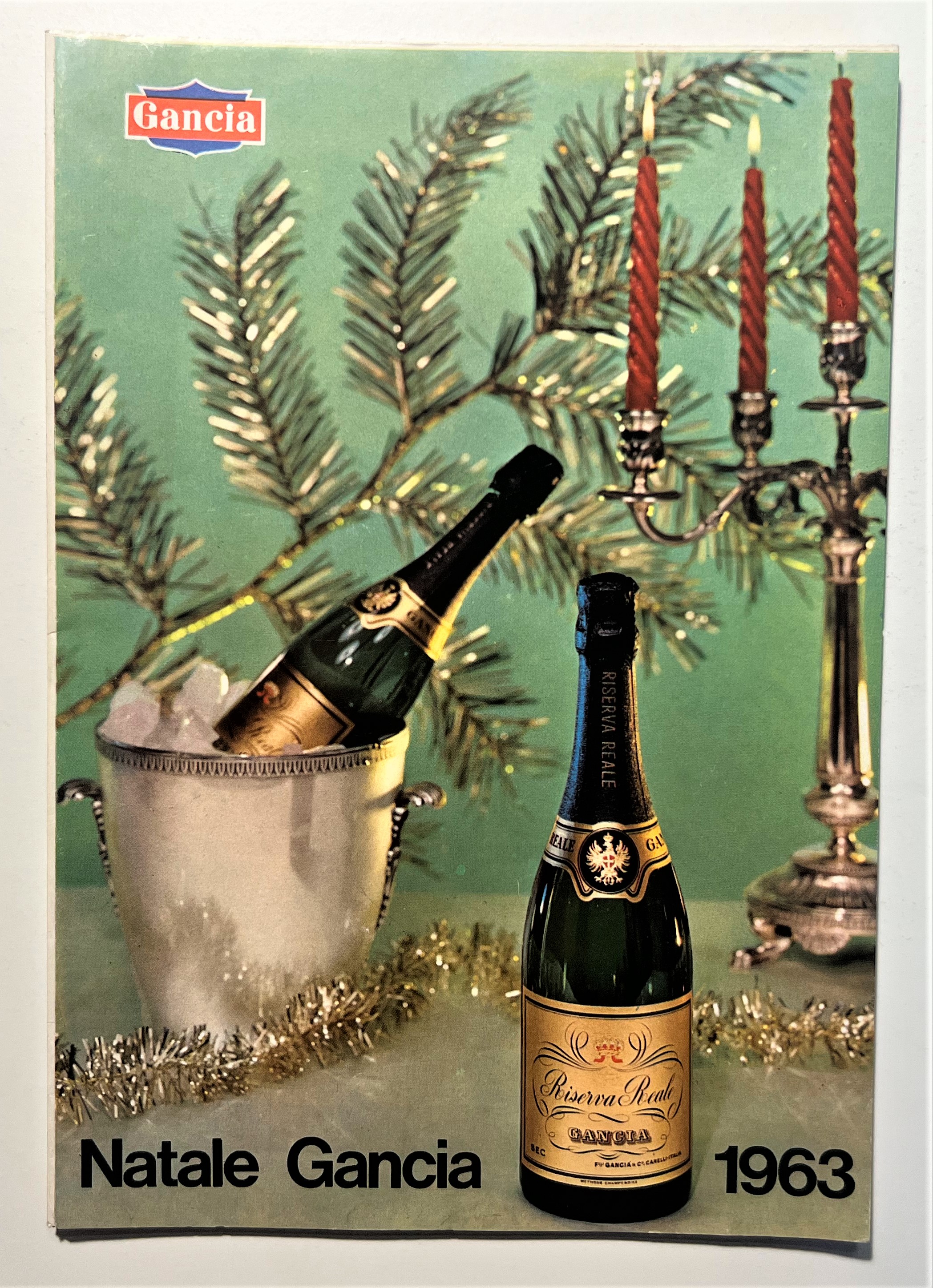 Pubblicità Brochure - Natale Gancia - 1963