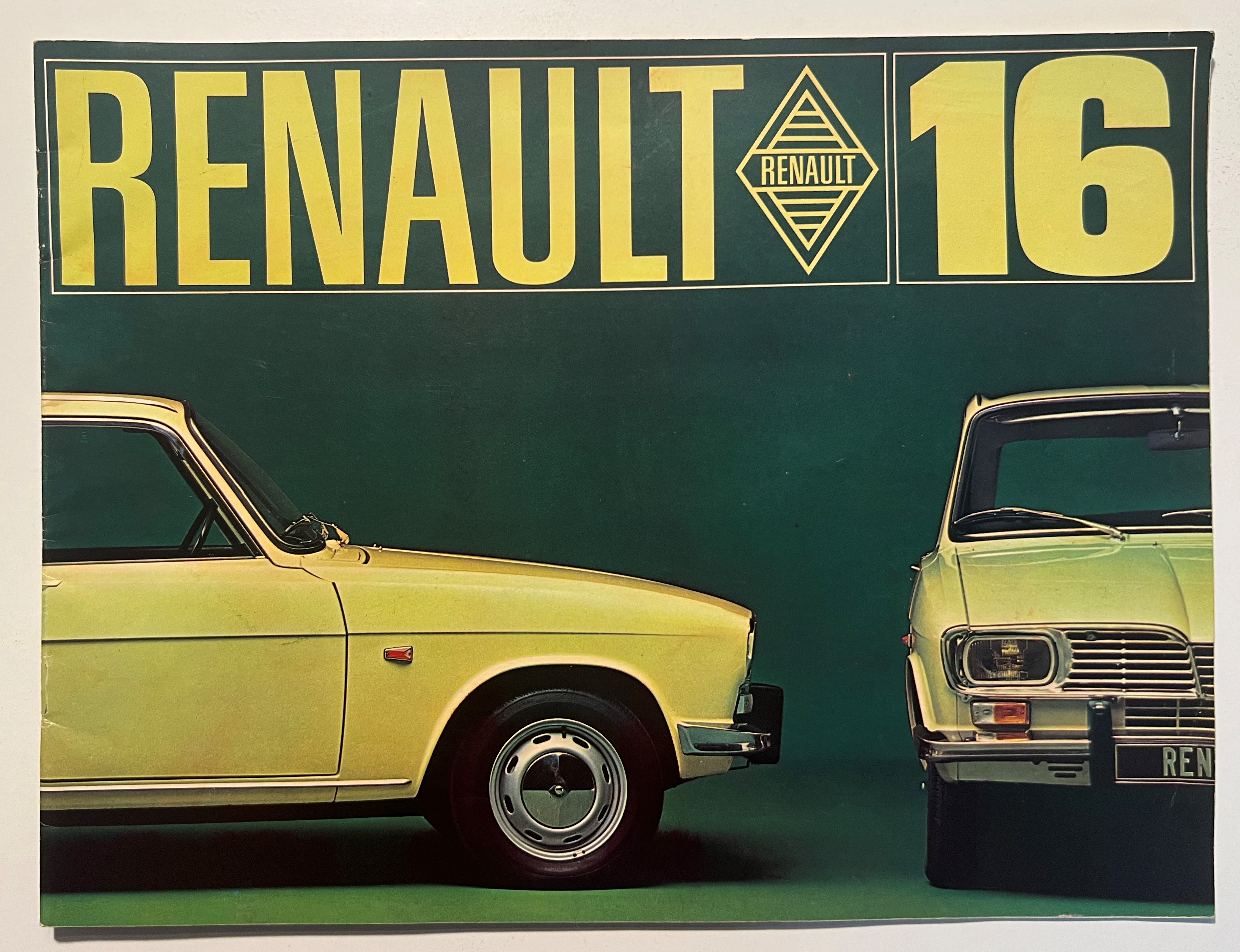 Pubblicità Brochure - Renault 16 - Anni '70