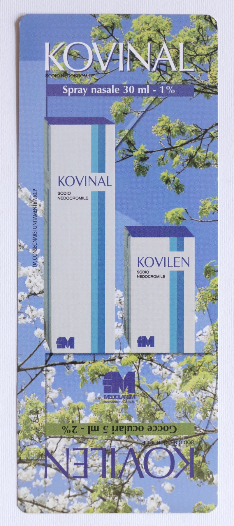 Pubblicità Farmaceutica Kovinal / Kovilen / Virlix - Righello in …