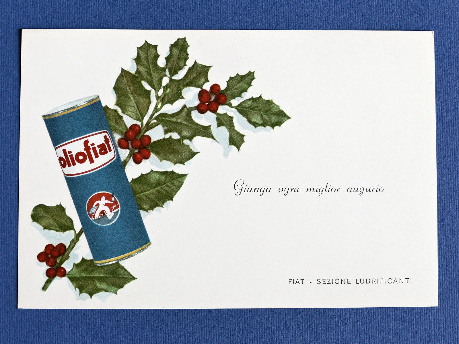 Pubblicità Olio Fiat - anni '50