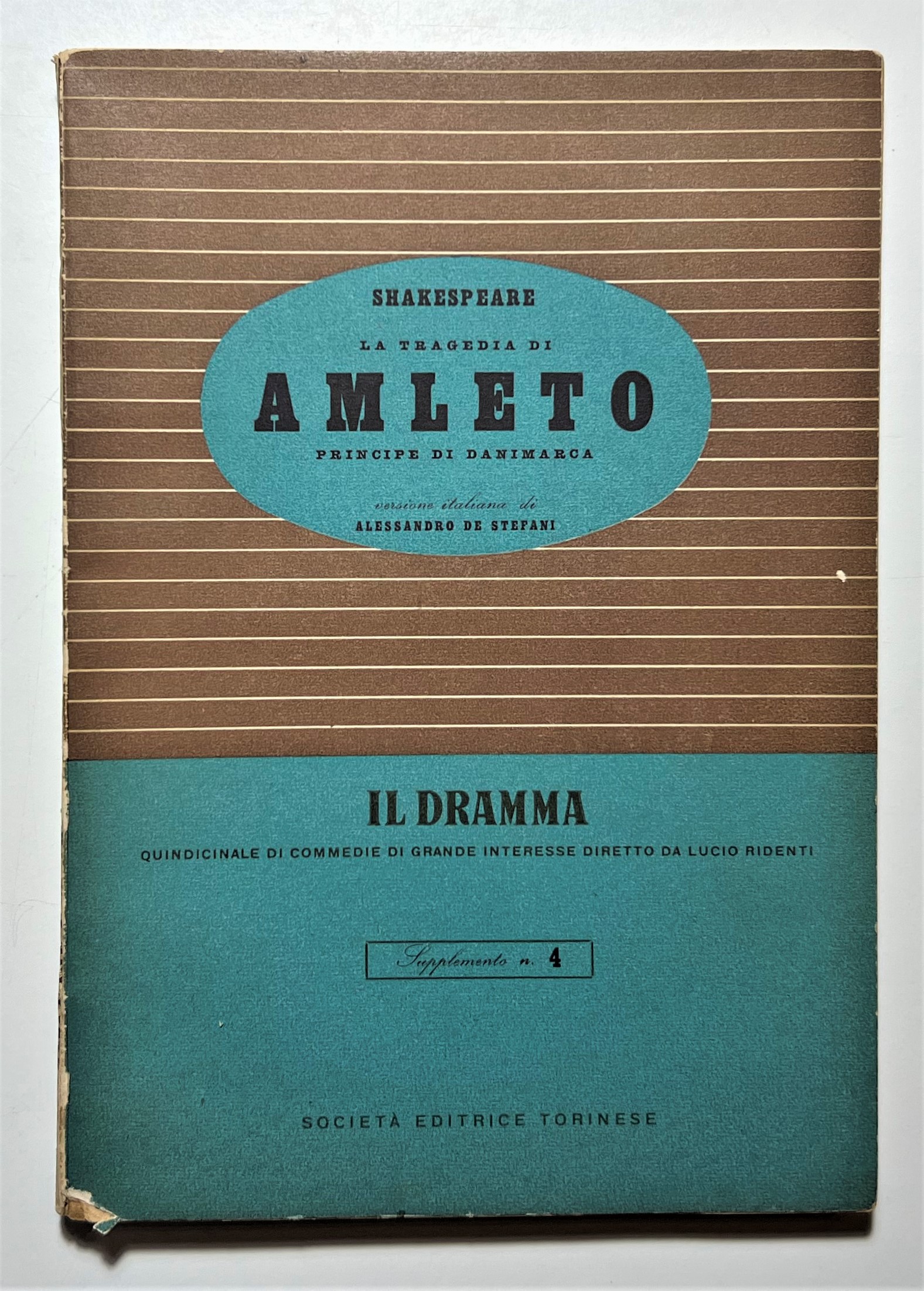 Quindicinale - Il Dramma N. 4 - Shakespeare - La …