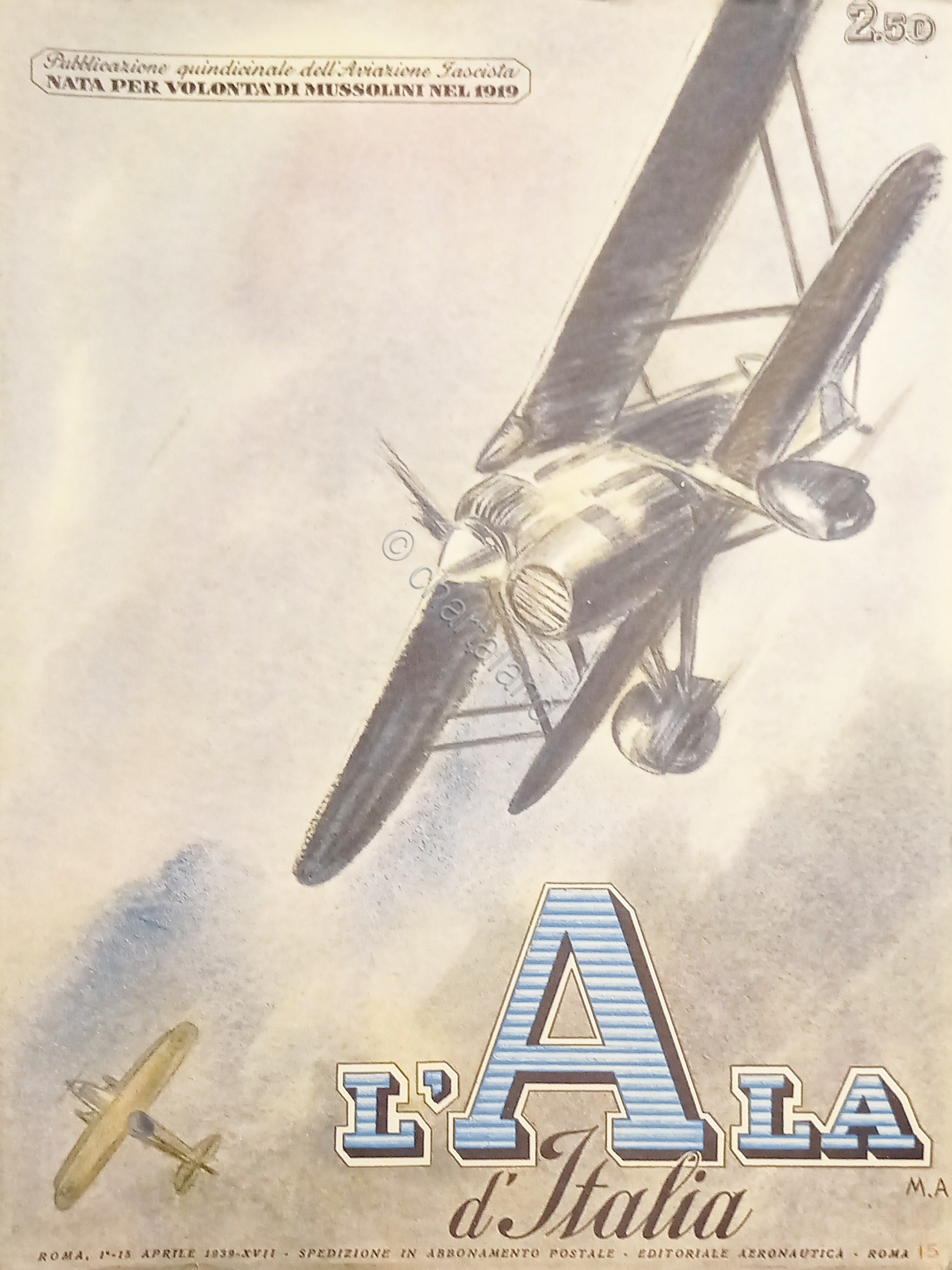 Quindicinale dell'Aviazione Fascista - L'Ala d'Italia - 1/15 Aprile 1939