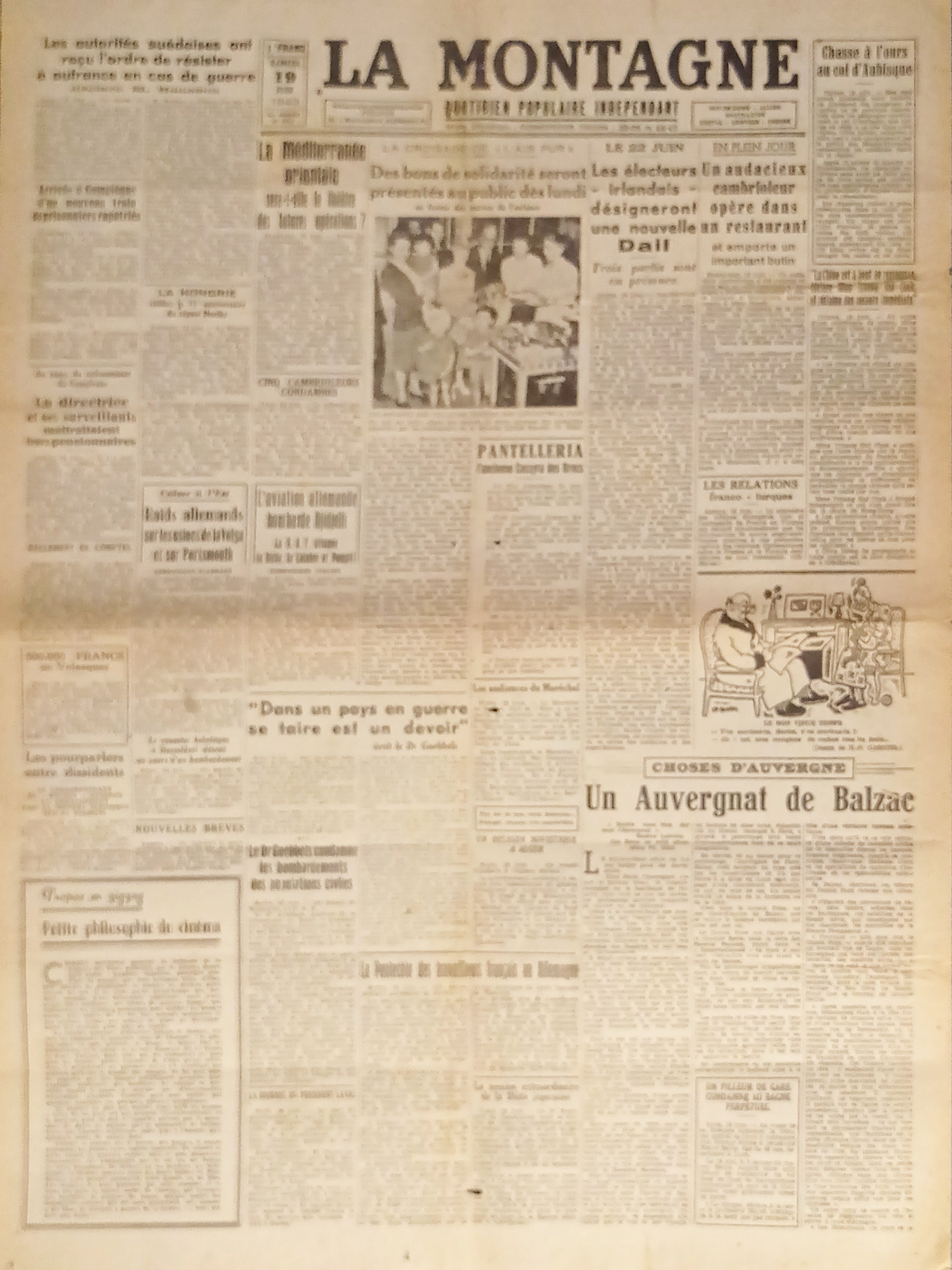 Quotidien - La Montagne N. 8490 - 1943 Les électeurs …