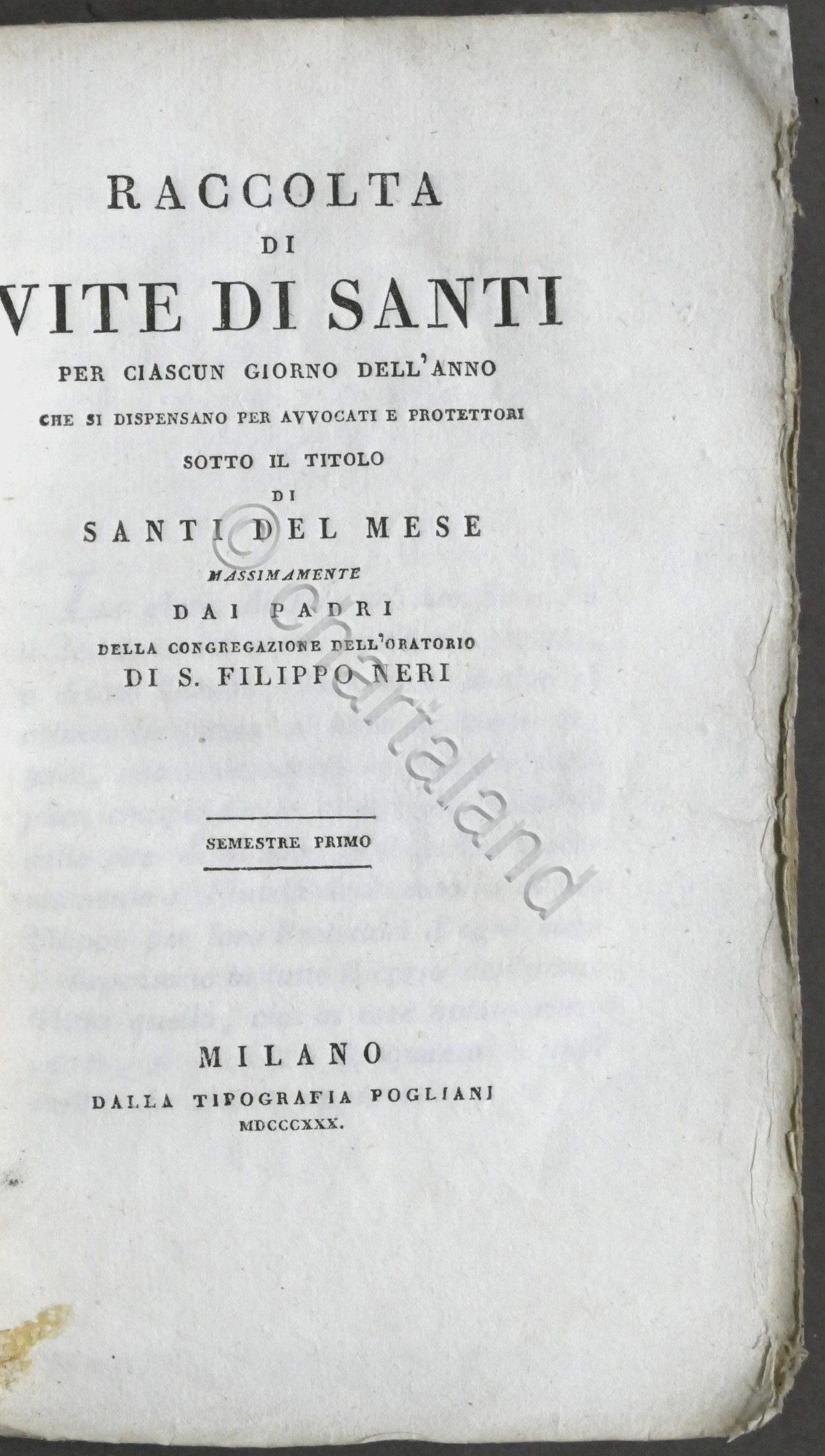 Raccolta di Vite di Santi per ciascun giorno dell'anno - …