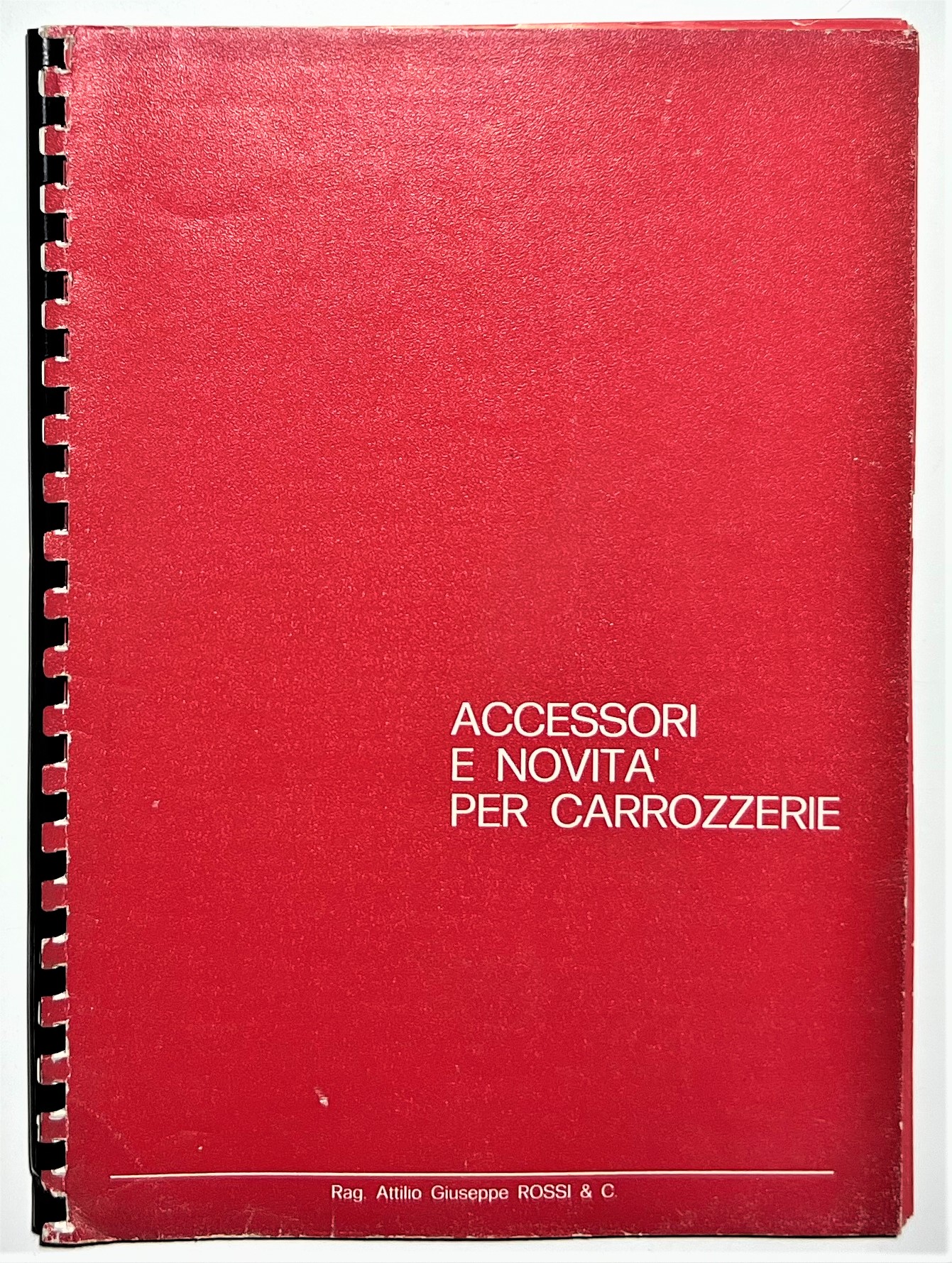 Rag. Attilio Giuseppe Rossi & C. - Catalogo - Accessori …