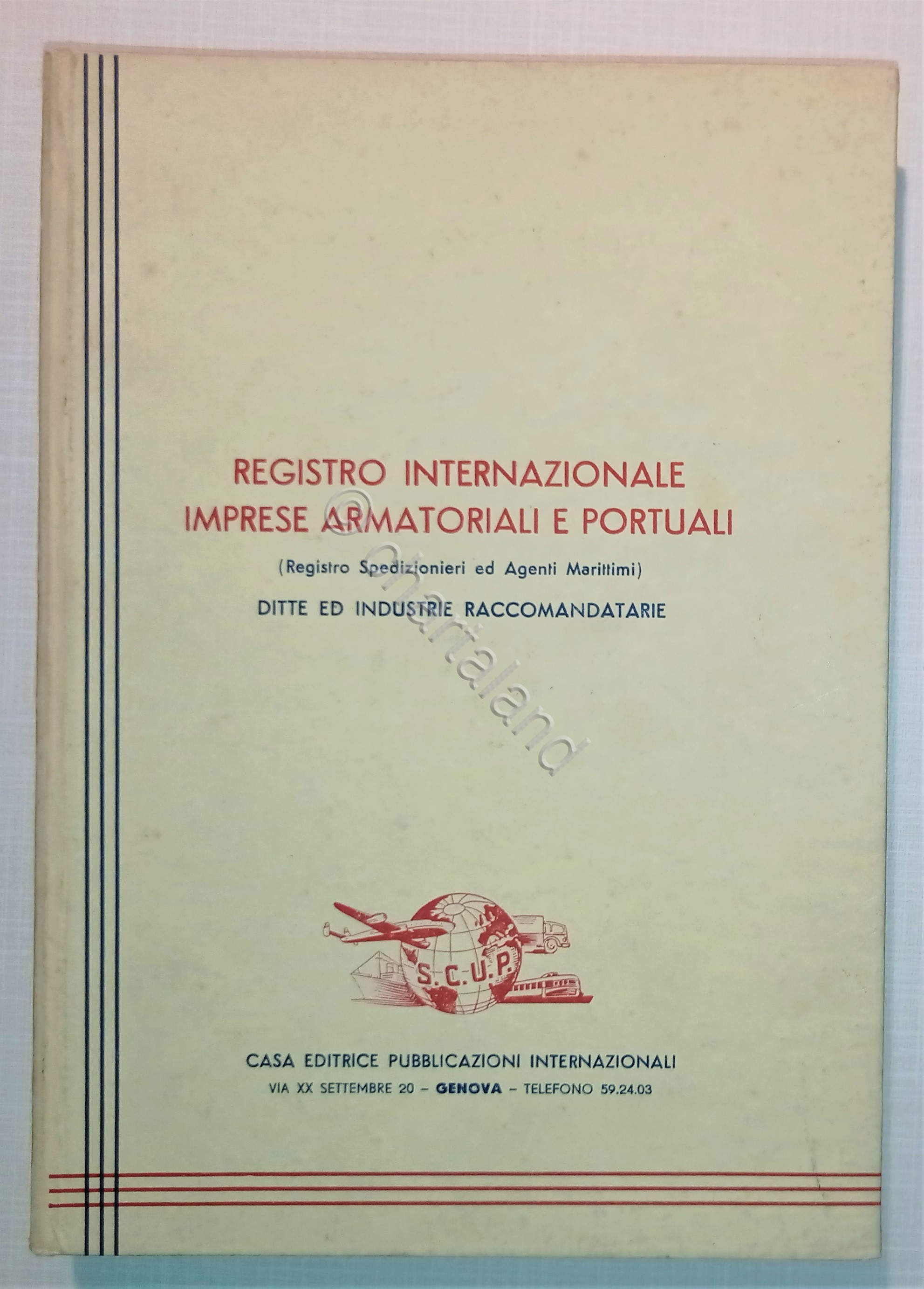 Registro Internazionale: Imprese Armatoriali e Portuali - ed. 1961