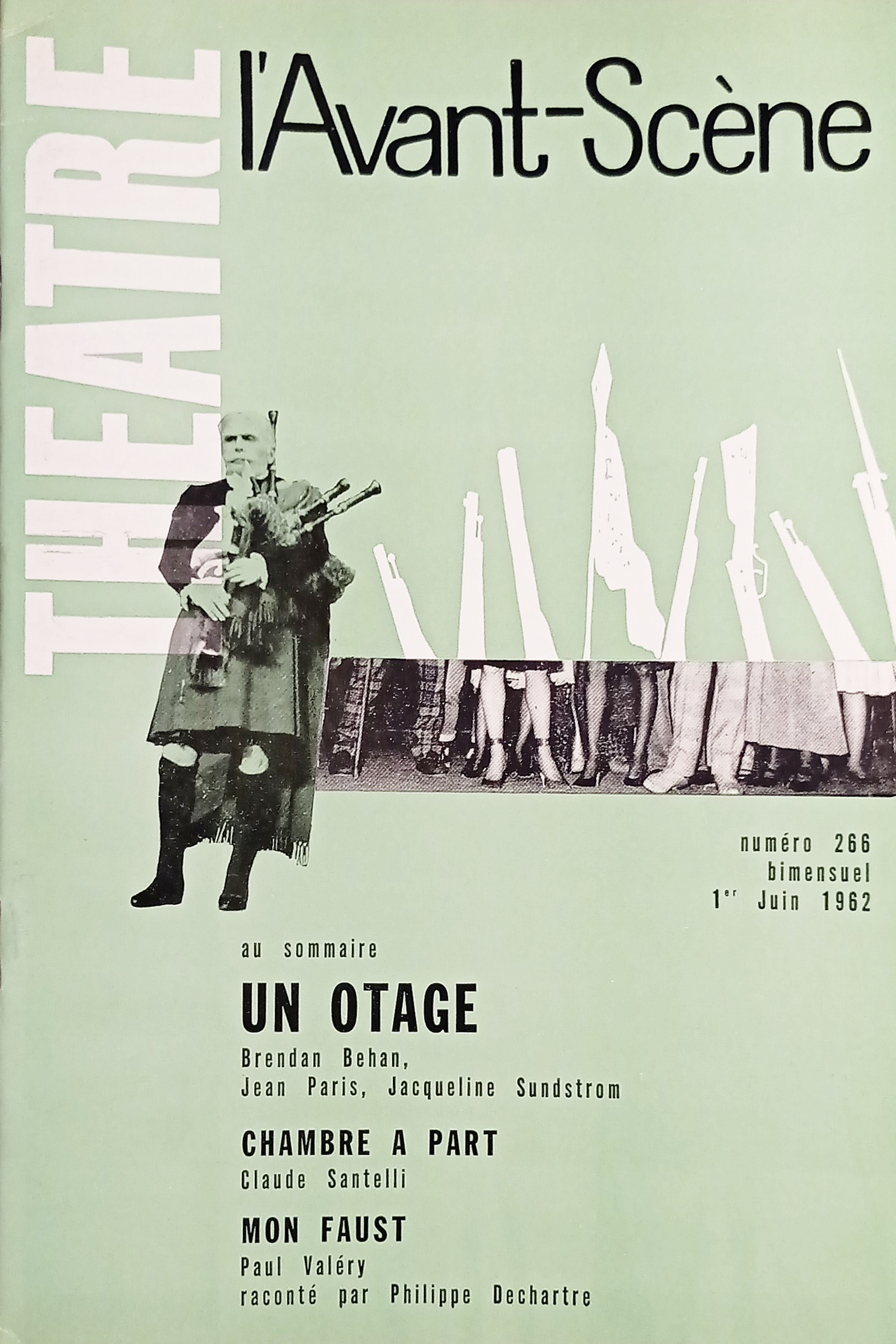 Revue - L'Avant-Scène Theatre n. 266 - Un Otage - …