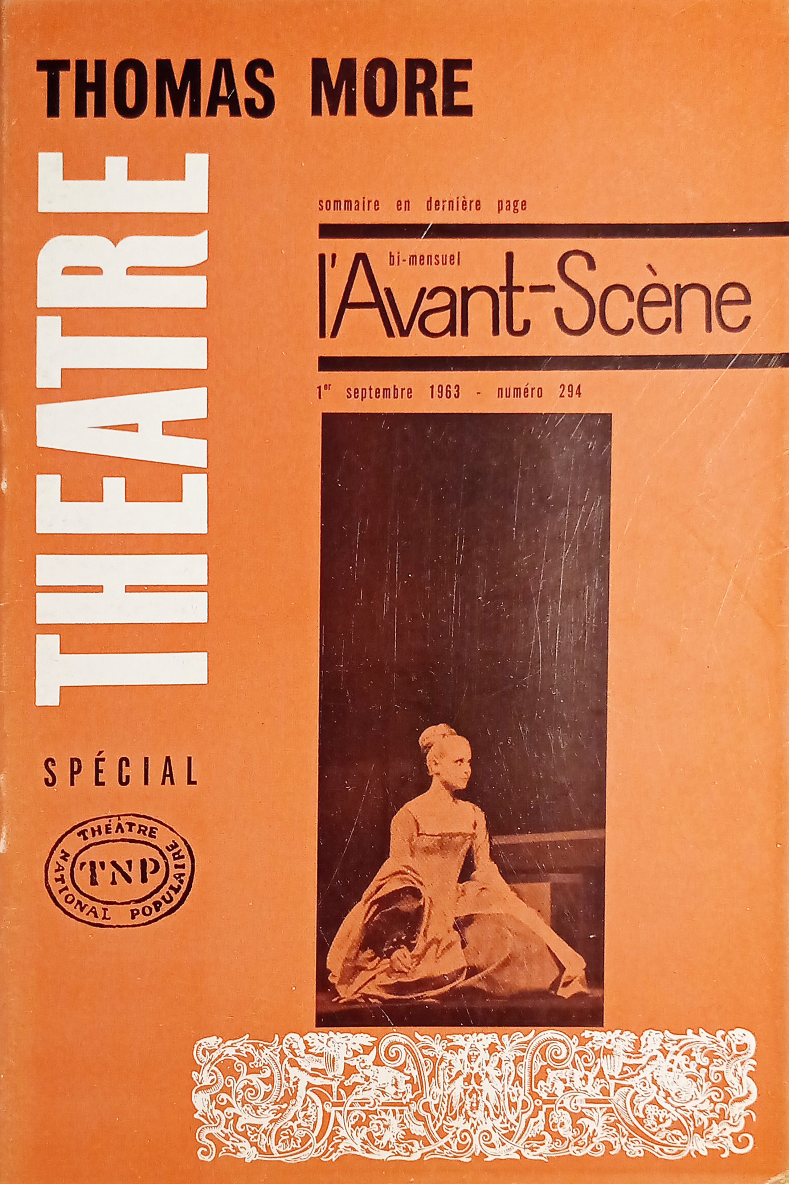 Revue - L'Avant-Scène Theatre n. 294 - Thomas More - …