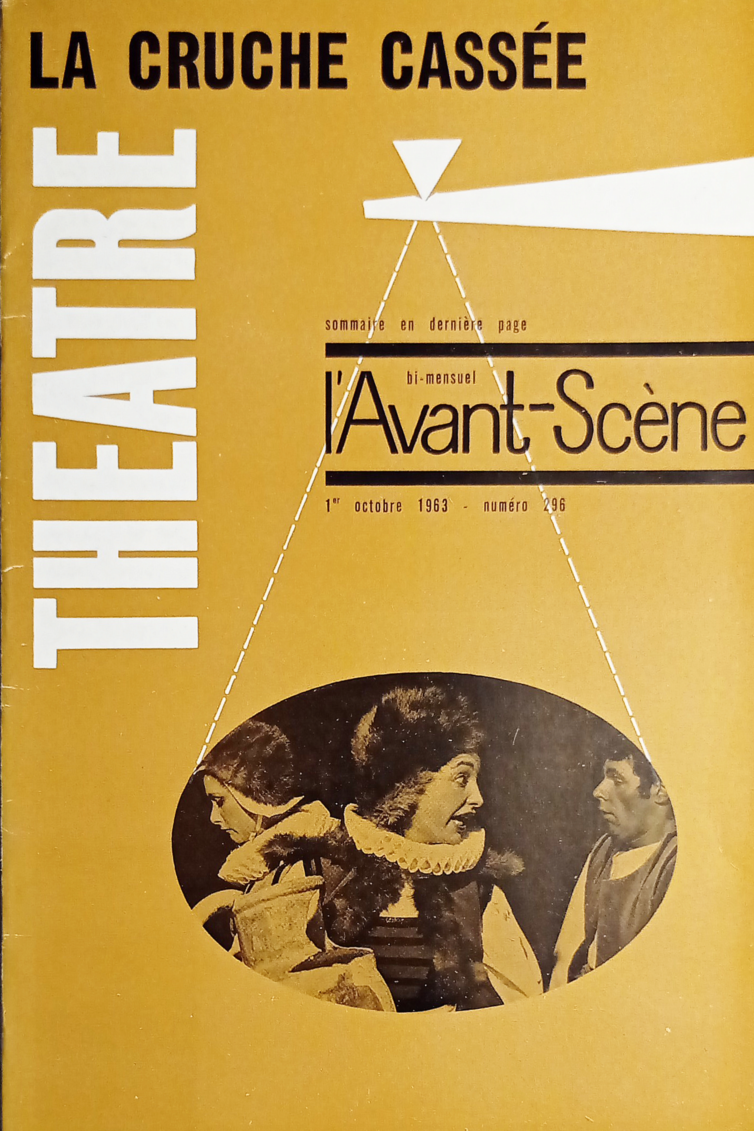 Revue - L'Avant-Scène Theatre n. 296 - La cruche cassee …