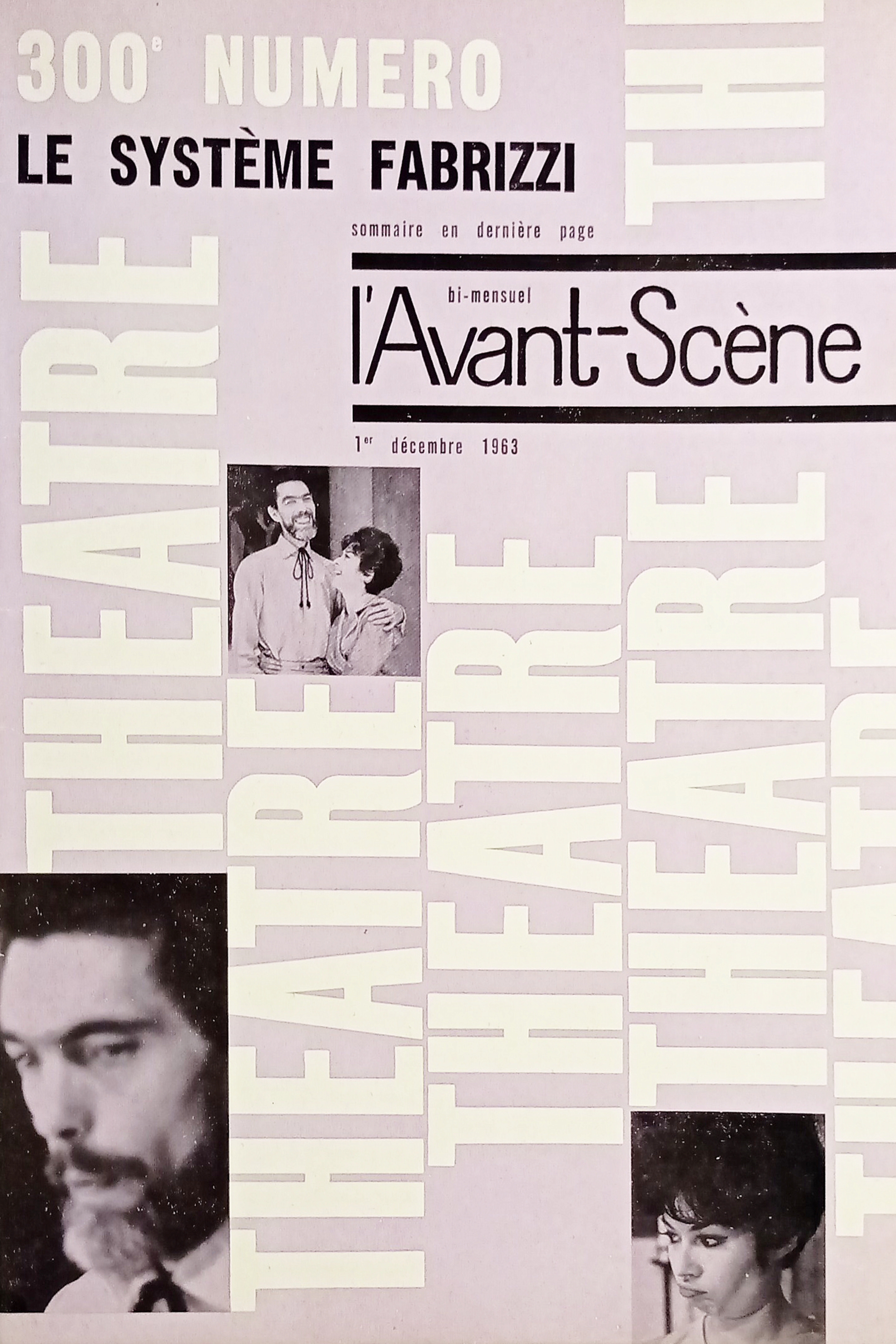 Revue - L'Avant-Scène Theatre n. 300 - Le Système Fabrizzi …