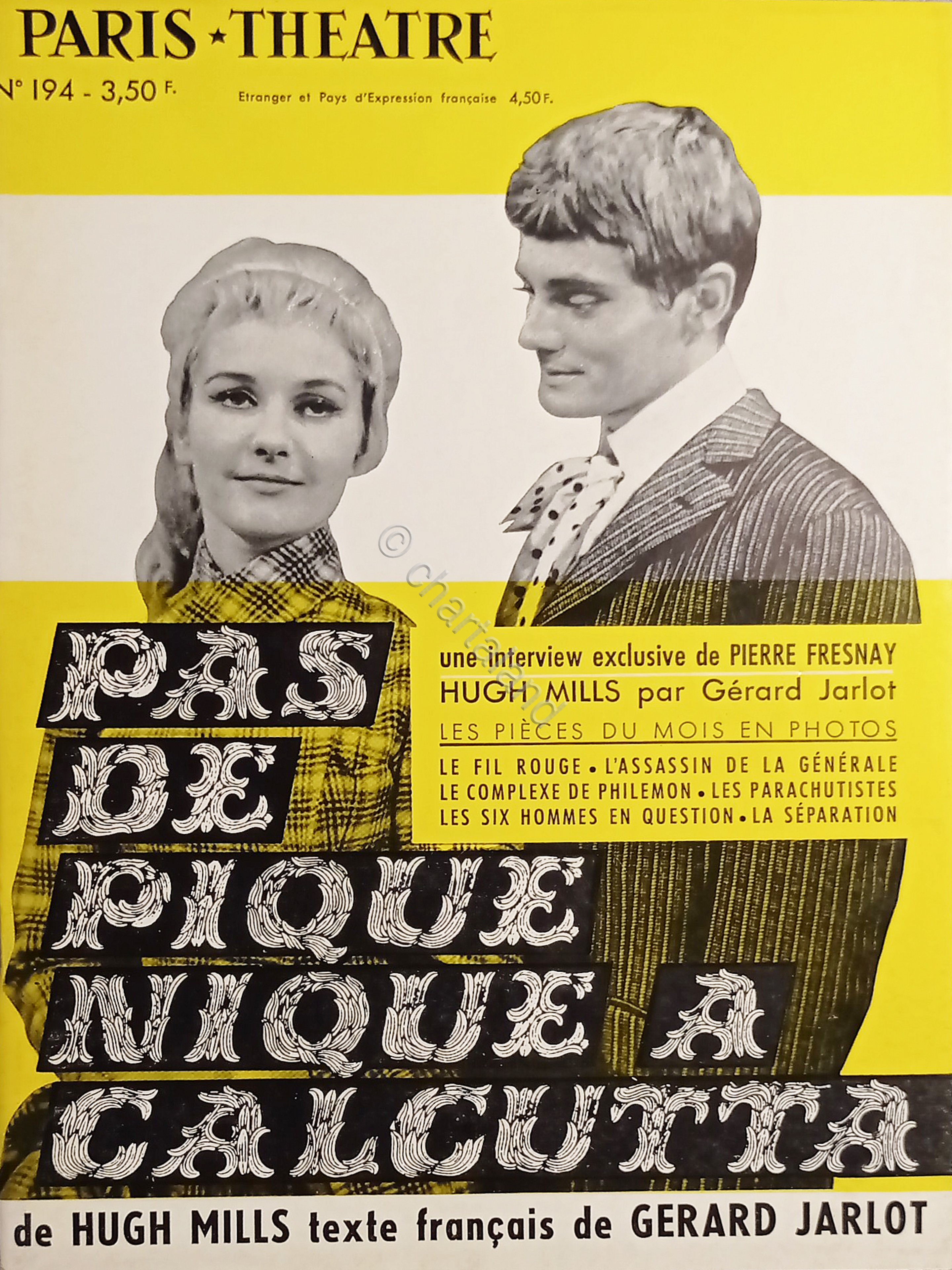 Revue - Paris Theatre N. 194 - Pas de pique …