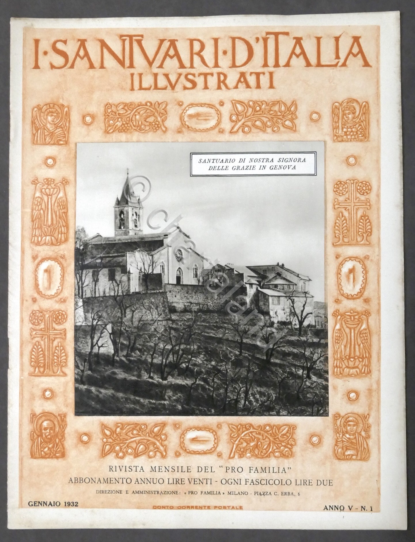 Rivista - I Santuari d'Italia - Anno V N. 1 …