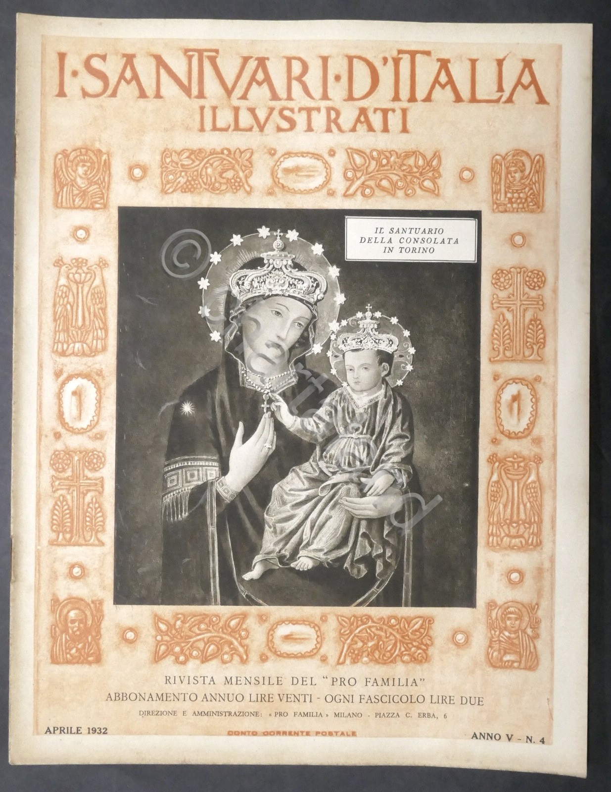 Rivista - I Santuari d'Italia - Anno V N. 4 …