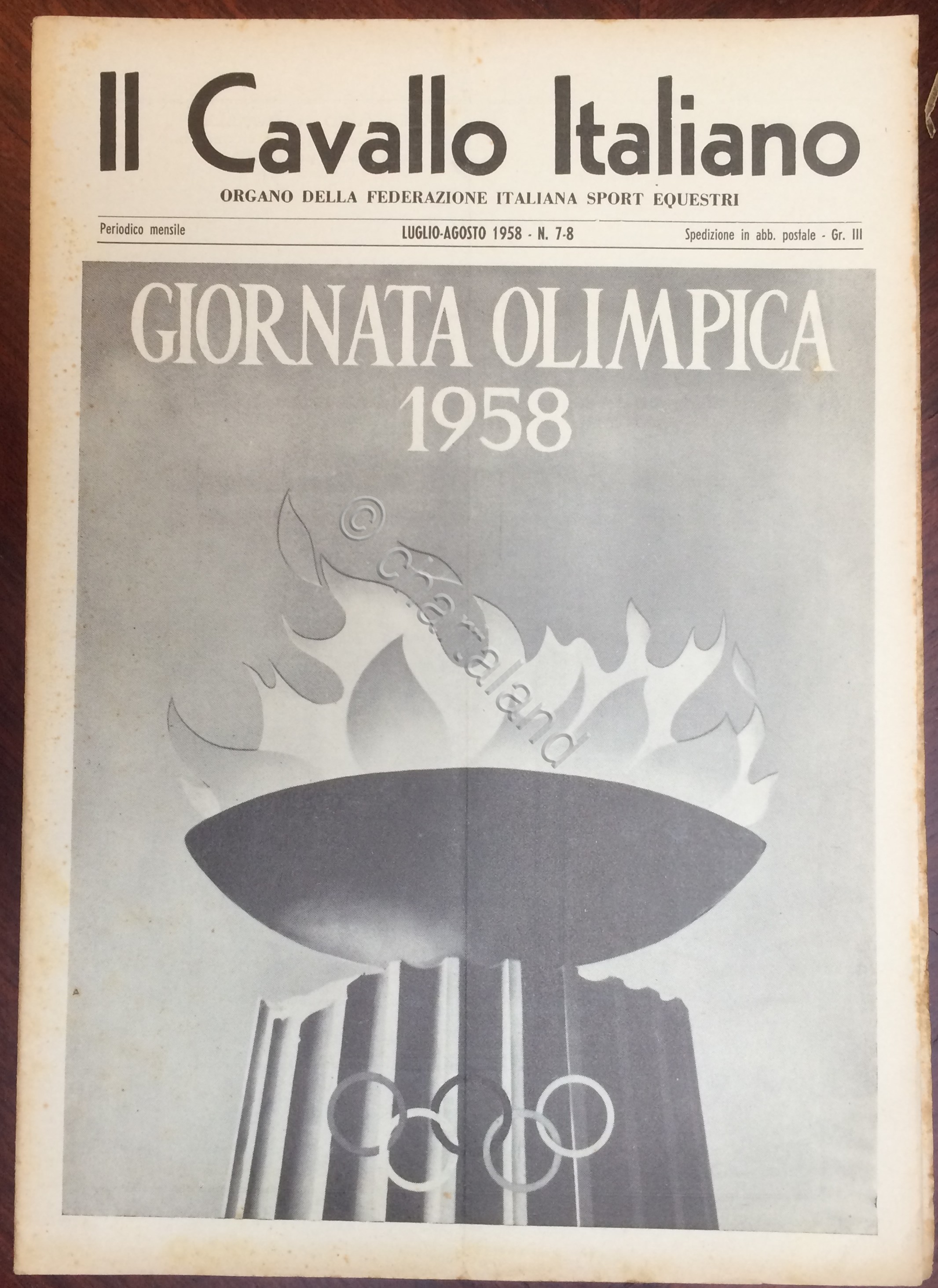 Rivista - Il Cavallo Italiano - N. 7 / 8 …