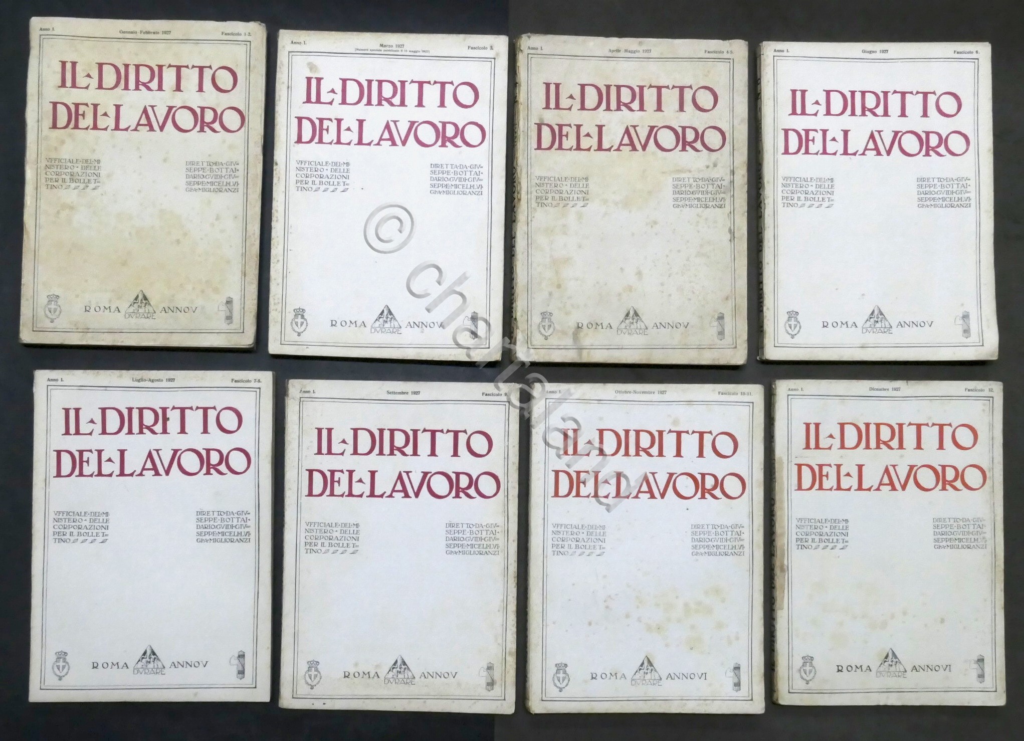 Rivista - Il Diritto del Lavoro - Anno I completo …