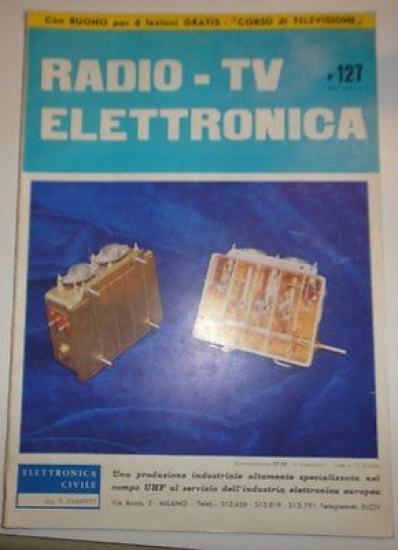 Rivista - Radio TV Elettronica - n° 127 - 1960 …