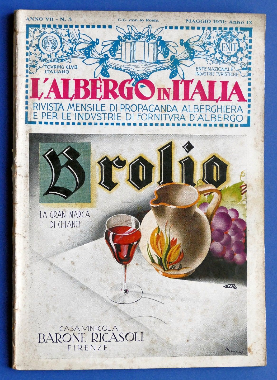 Rivista - T.C.I. - L'Albergo in Italia - Anno VII …