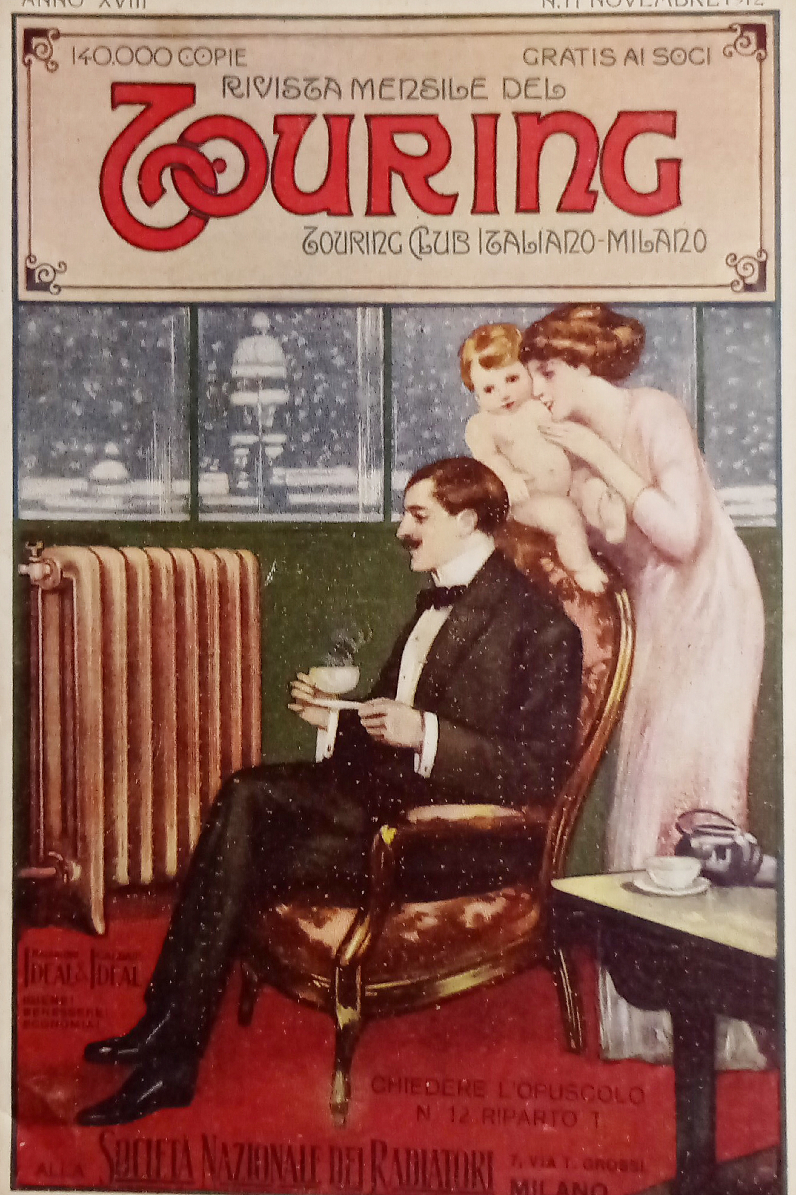 Rivista - Touring Club Italiano N. 11 - 1912 Società …