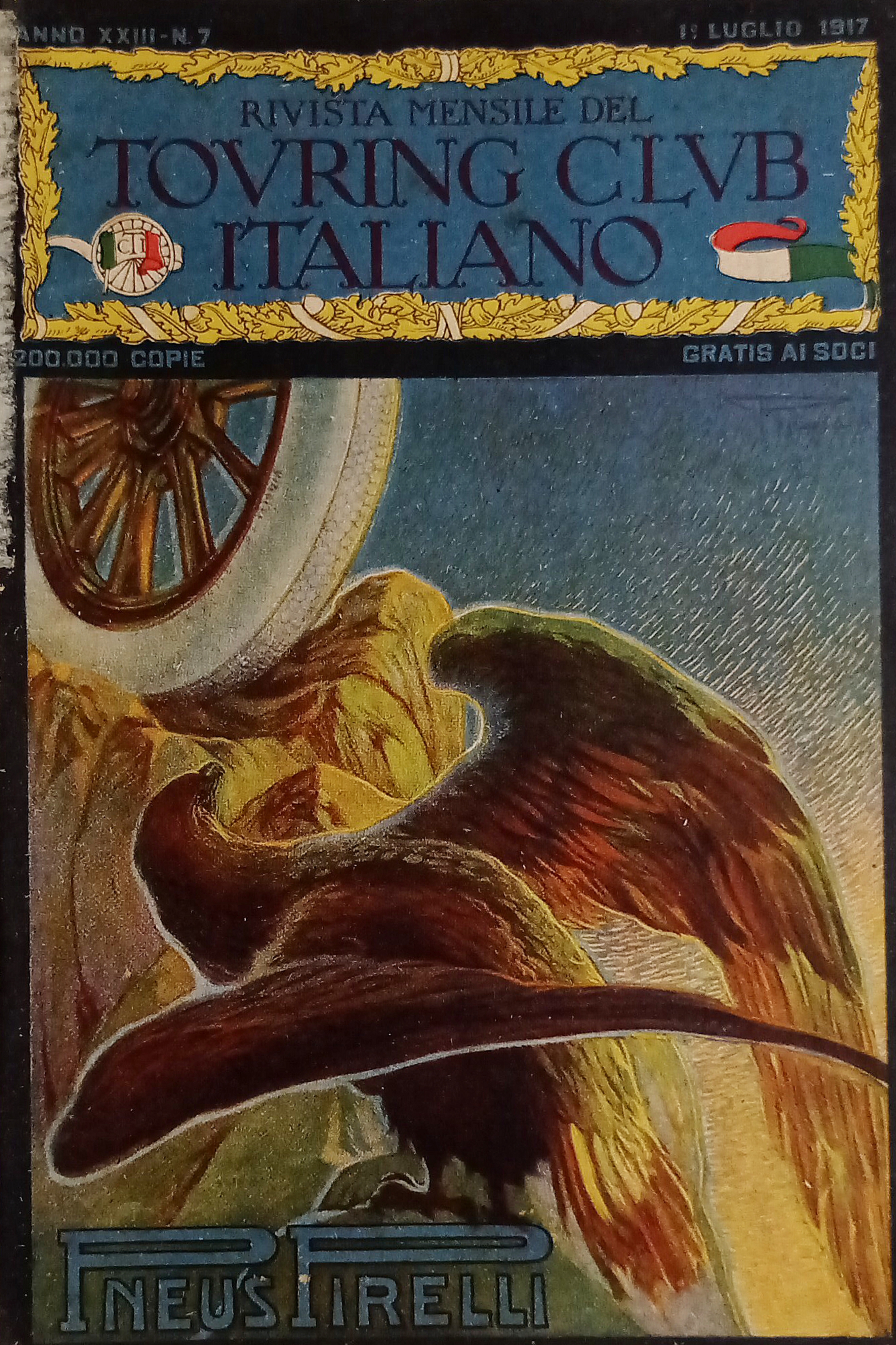 Rivista - Touring Club Italiano N. 7 - 1917 - …