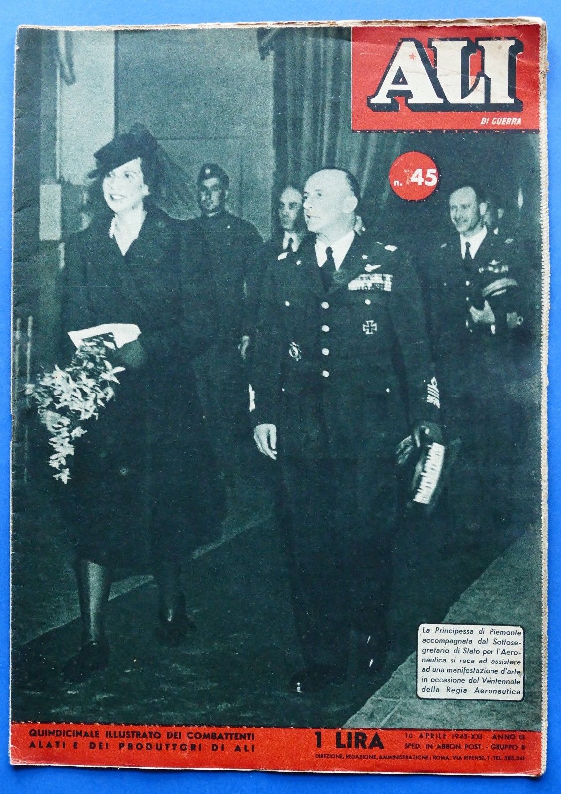 Rivista Aeronautica Ali di Guerra - N° 45 - Anno …