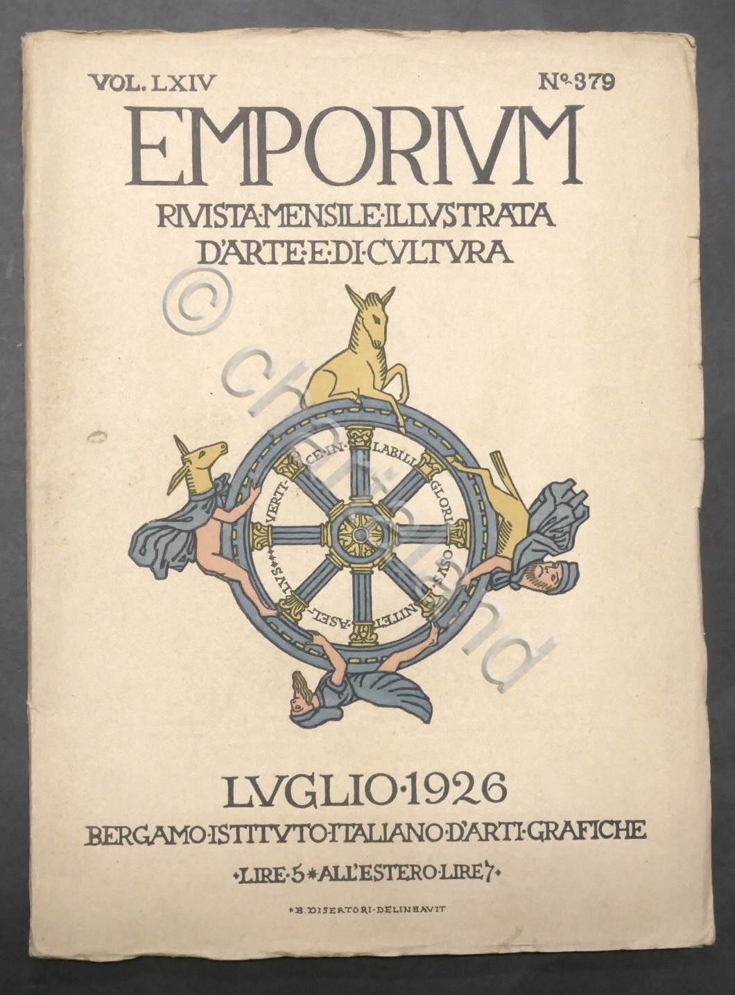 Rivista arte e cultura Emporium N. 379 - Luglio 1926 …