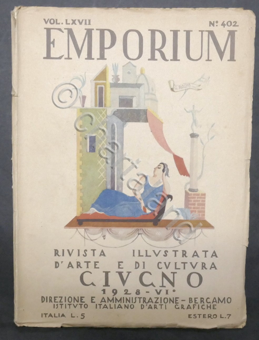 Rivista arte e cultura Emporium N. 402 - Giugno 1928 …