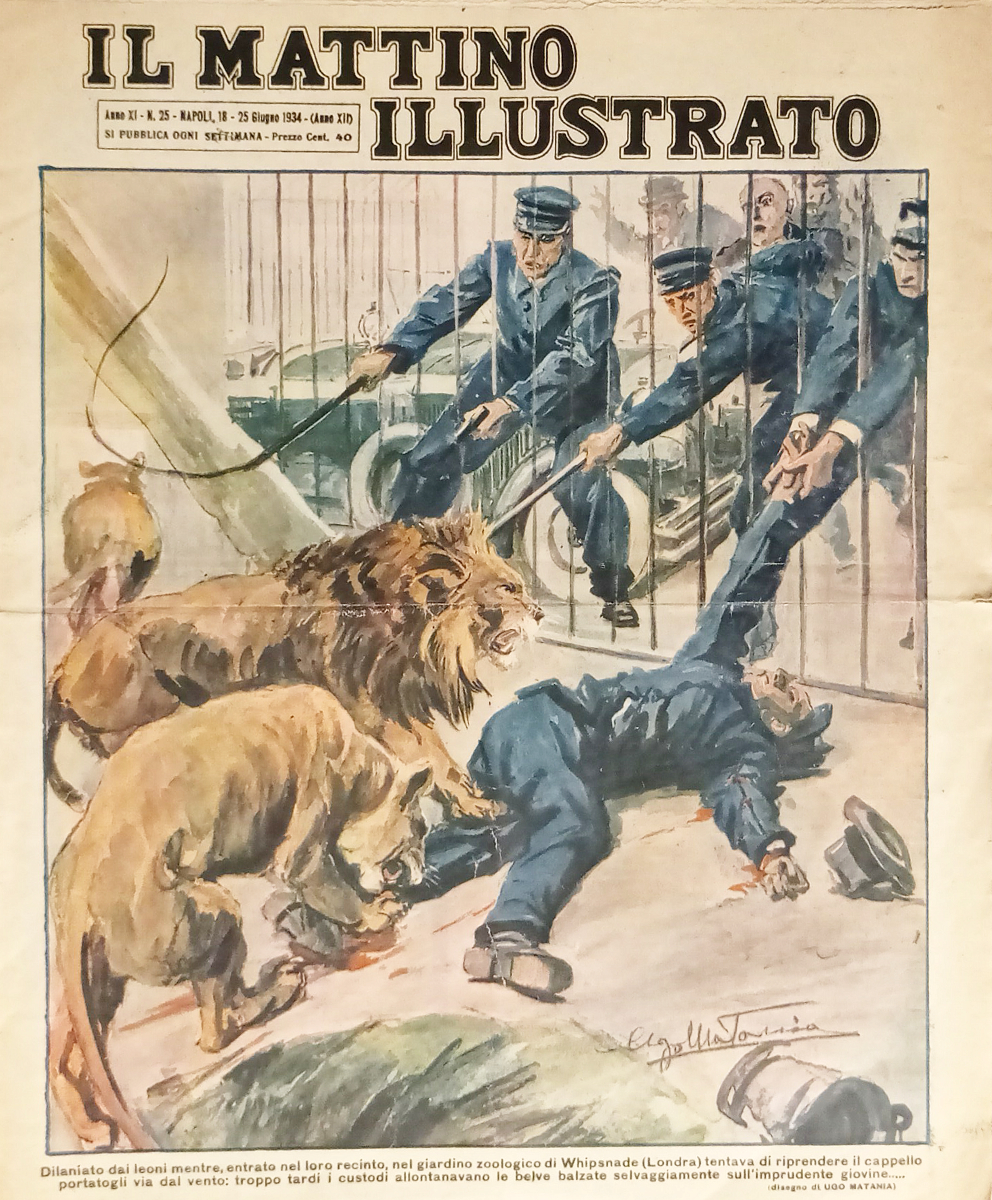 Rivista Attualità - Il Mattino Illustrato N. 25 - 1934 …