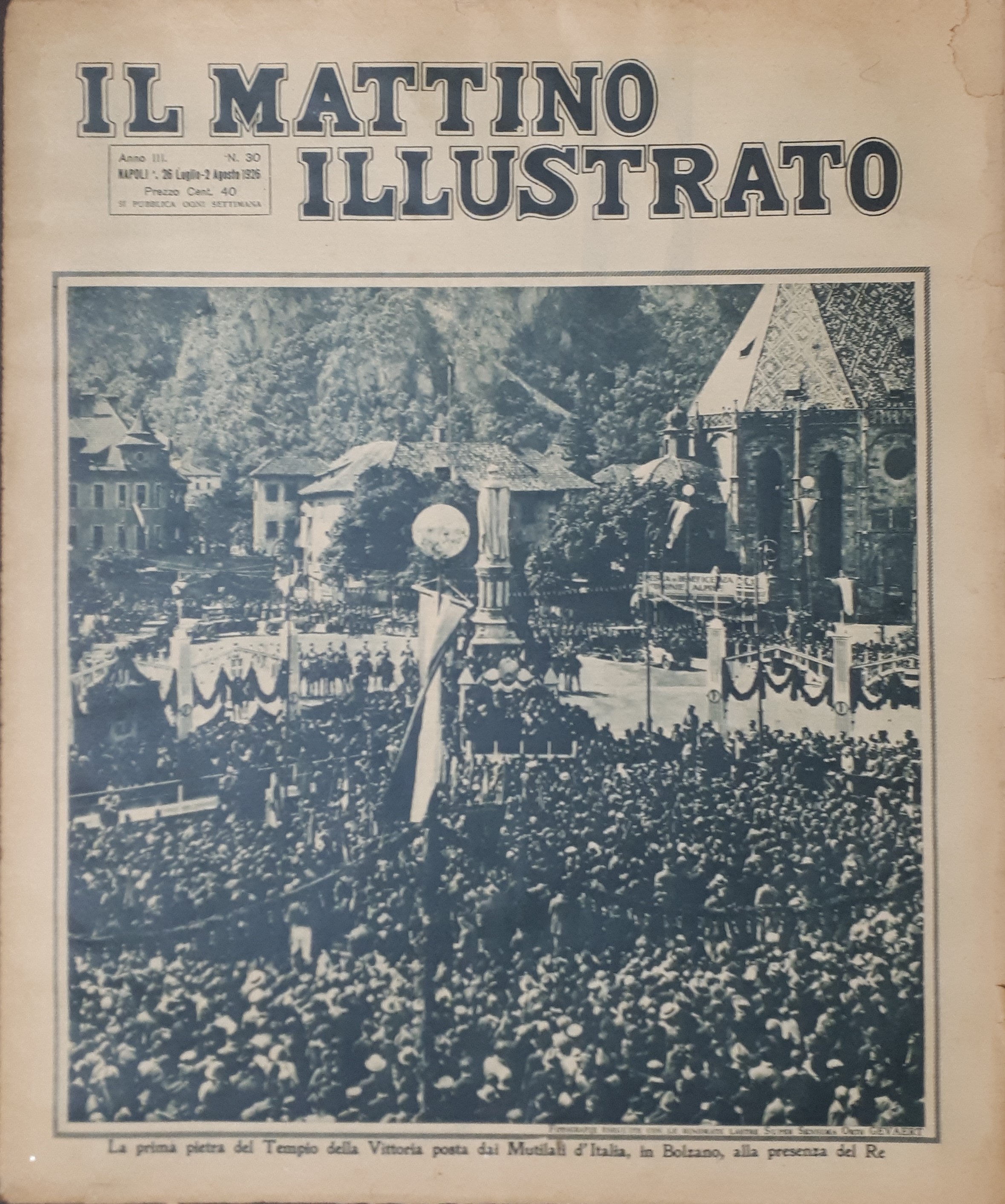 Rivista Attualità - Il Mattino Illustrato N. 30 - Tempio …