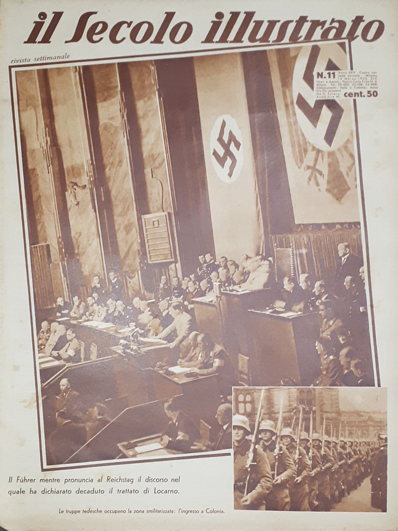 Rivista Attualità - Il Secolo illustrato N. 11 - Il …