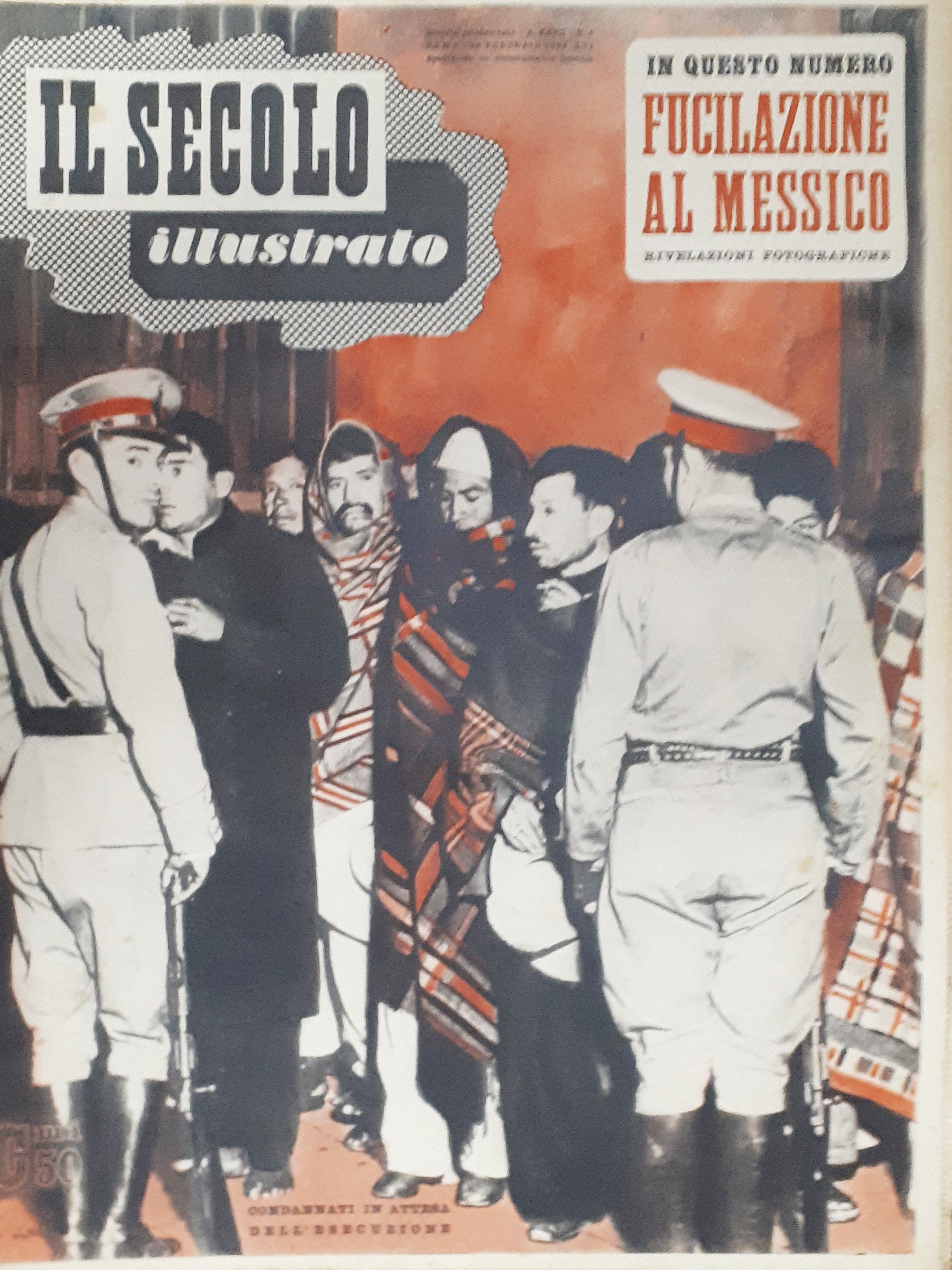 Rivista Attualità Il Secolo illustrato N.8 Condannati in attesa esecuzione …