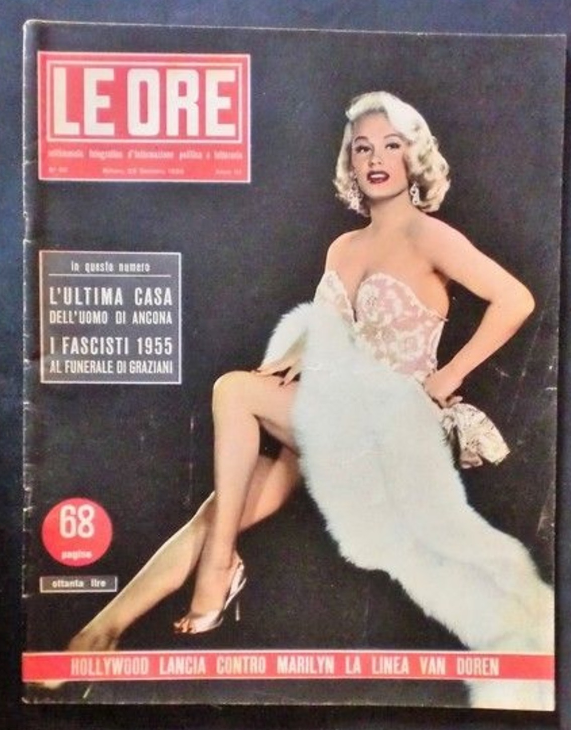 Rivista Attualità Le Ore 22 gennaio 1955 - N. 89