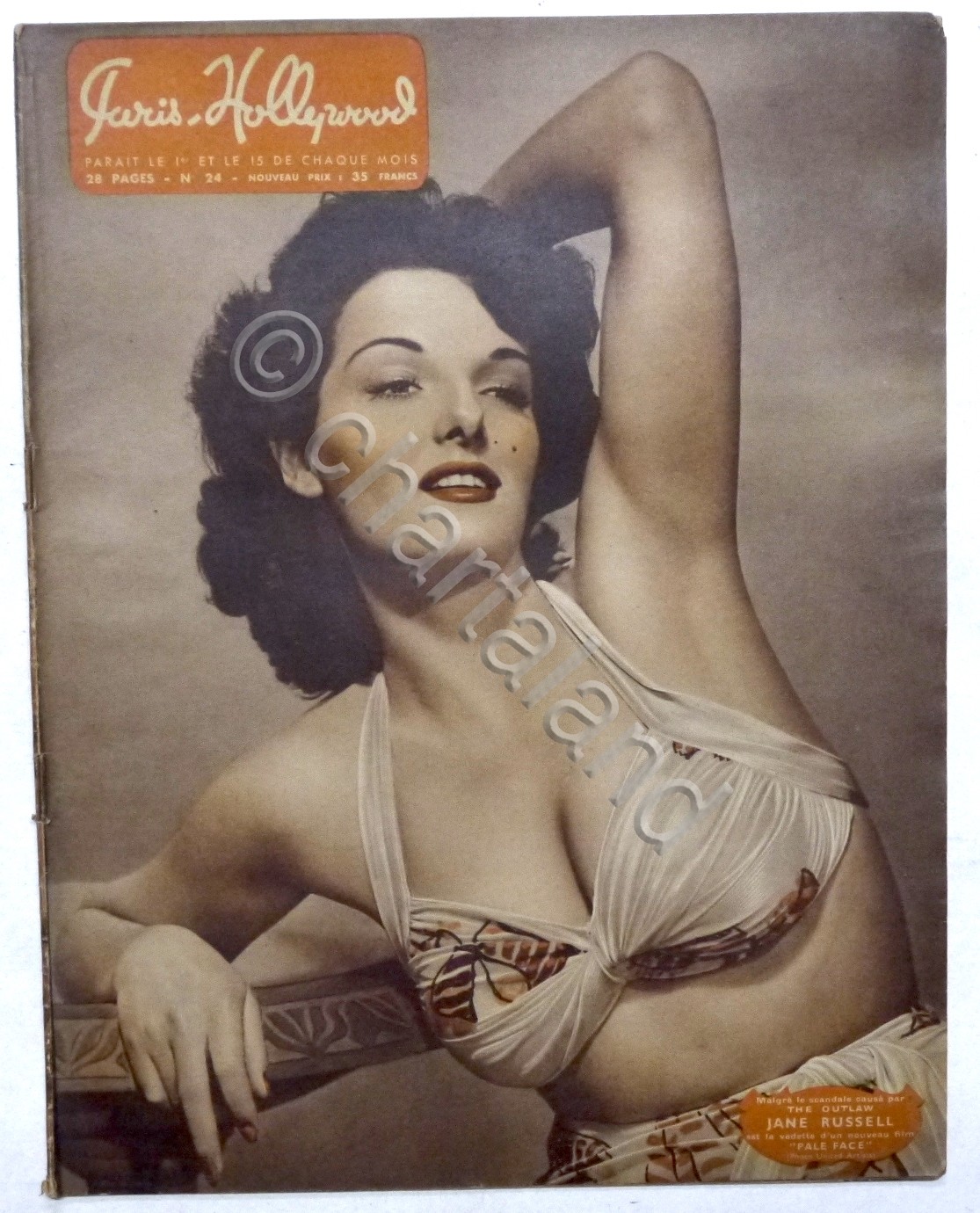 Rivista Cinema - Paris-Hollywood N. 24 - 1950 ca. Jane …