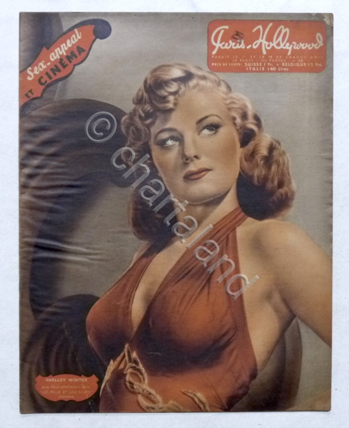 Rivista Cinema - Paris-Hollywood N. 30 - 1950 ca. Shelley …