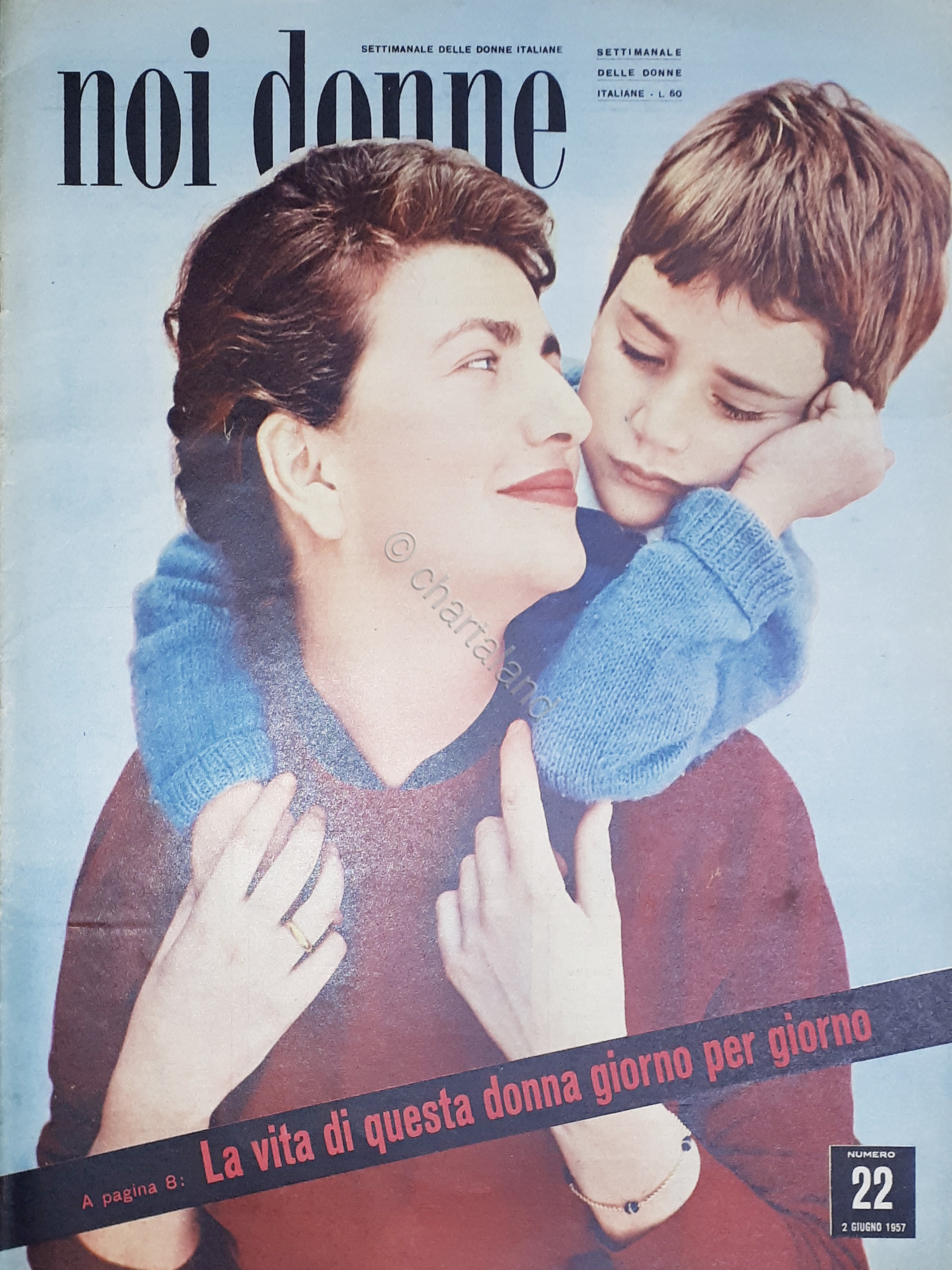Rivista - Noi Donne N. 22 - 1957