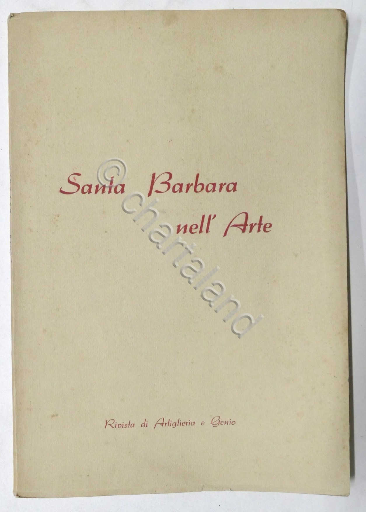 Rivista di Artiglieria e Genio: Santa Barbara nell'Arte - 1930 …