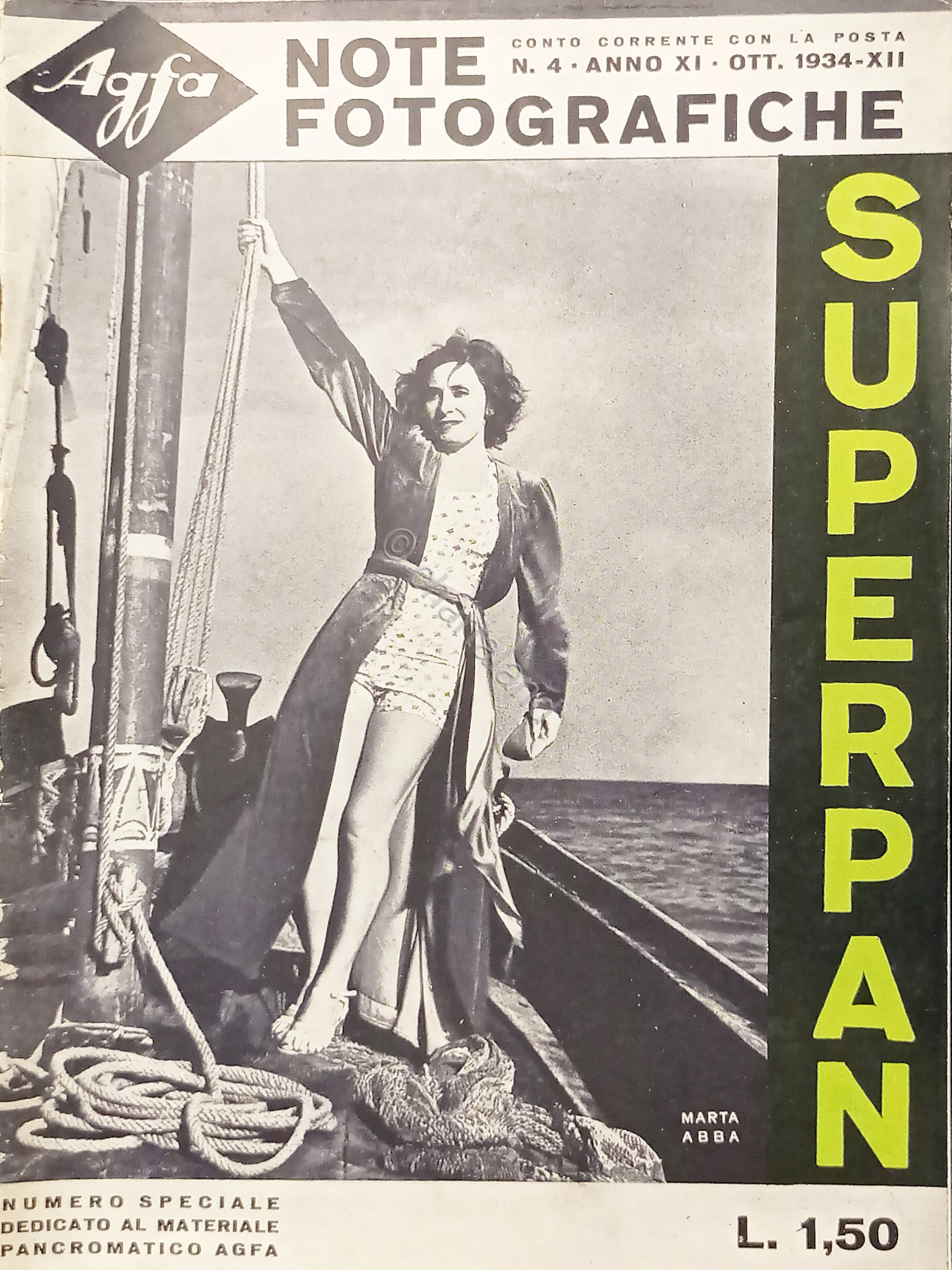 Rivista di Fotografia e Cinematografia Agfa - Note Fotografiche N. …